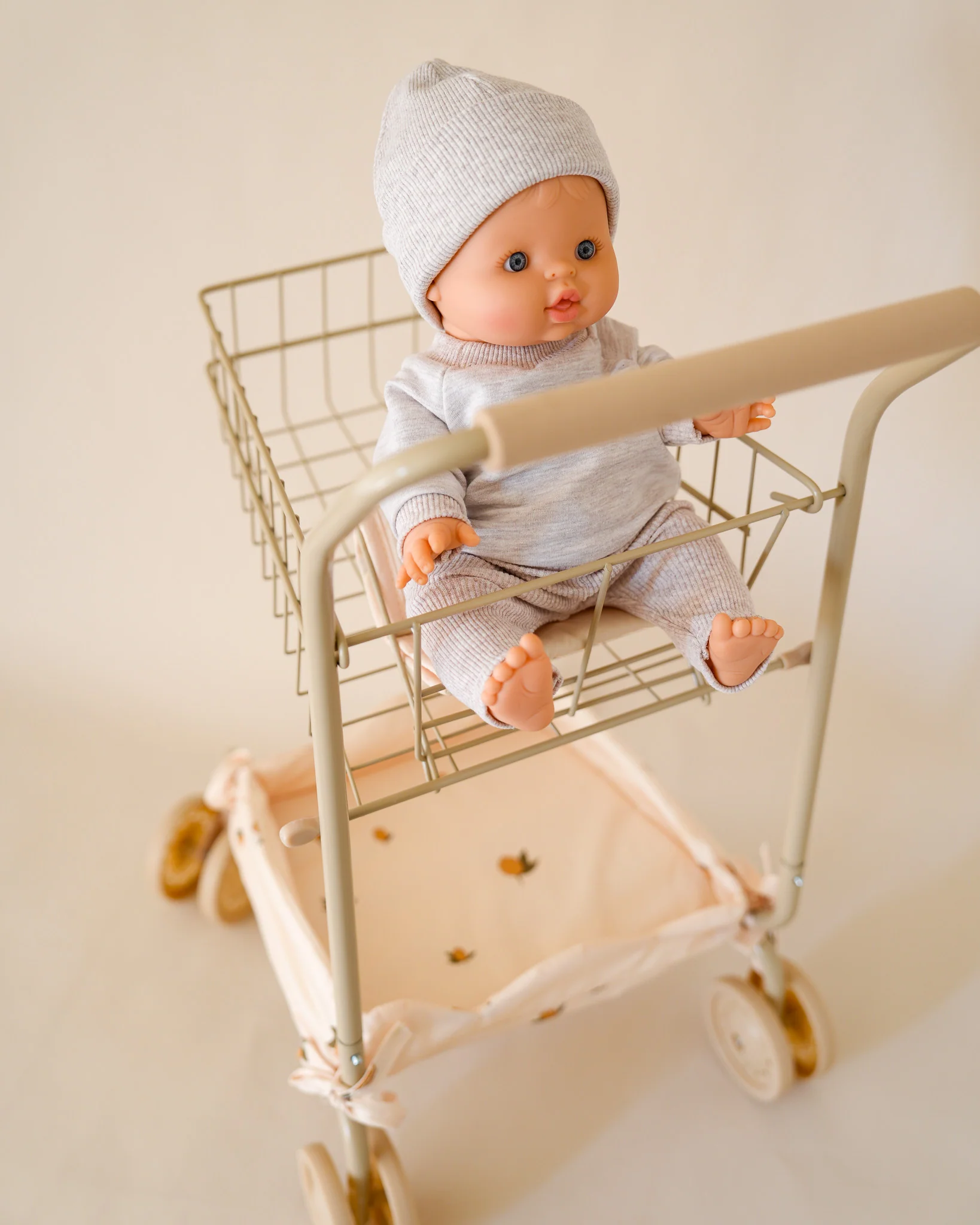 Kids Toy Shopping Cart - Lemon - Image 4