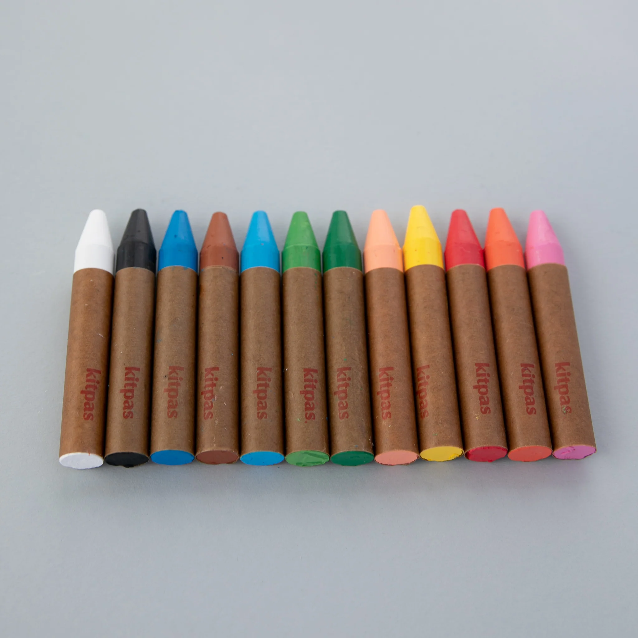 Kitpas Large Art Stick Crayons - 12 colors - Image 2