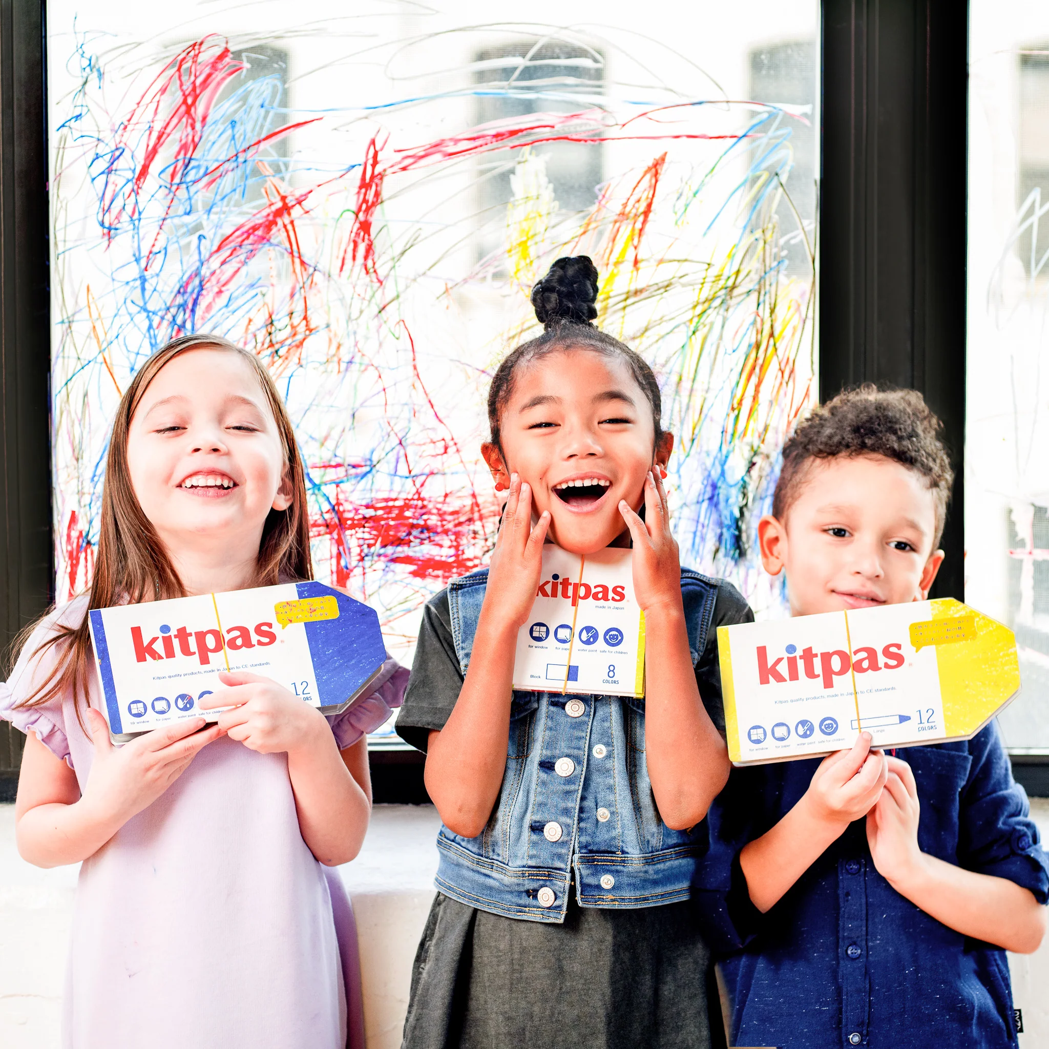 Kitpas Large Art Stick Crayons - 12 colors - Image 6