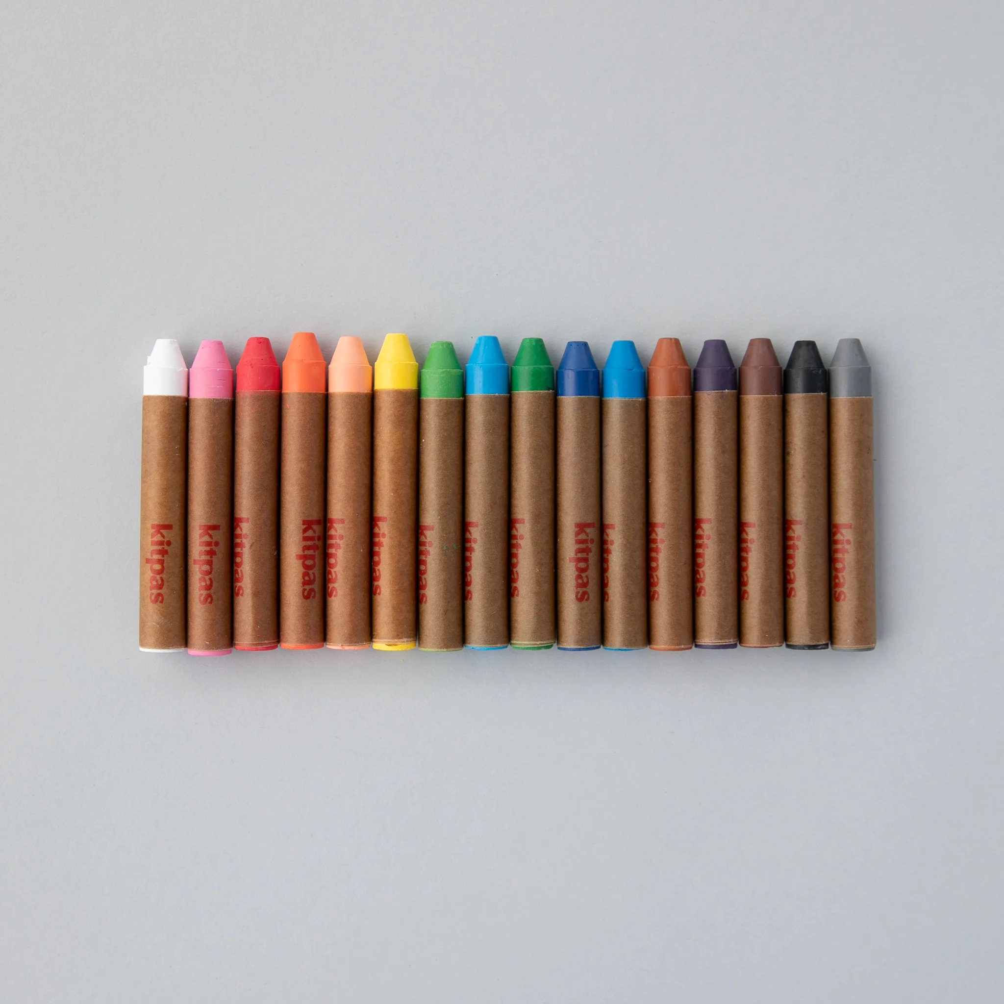 Kitpas Medium Art Stick Crayons - 16 colors - Image 2