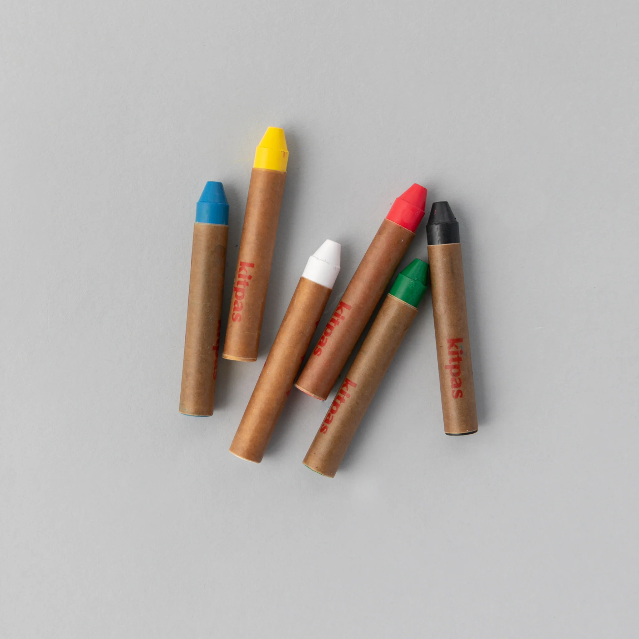 Kitpas Medium Art Stick Crayons - 6 colors - Image 2