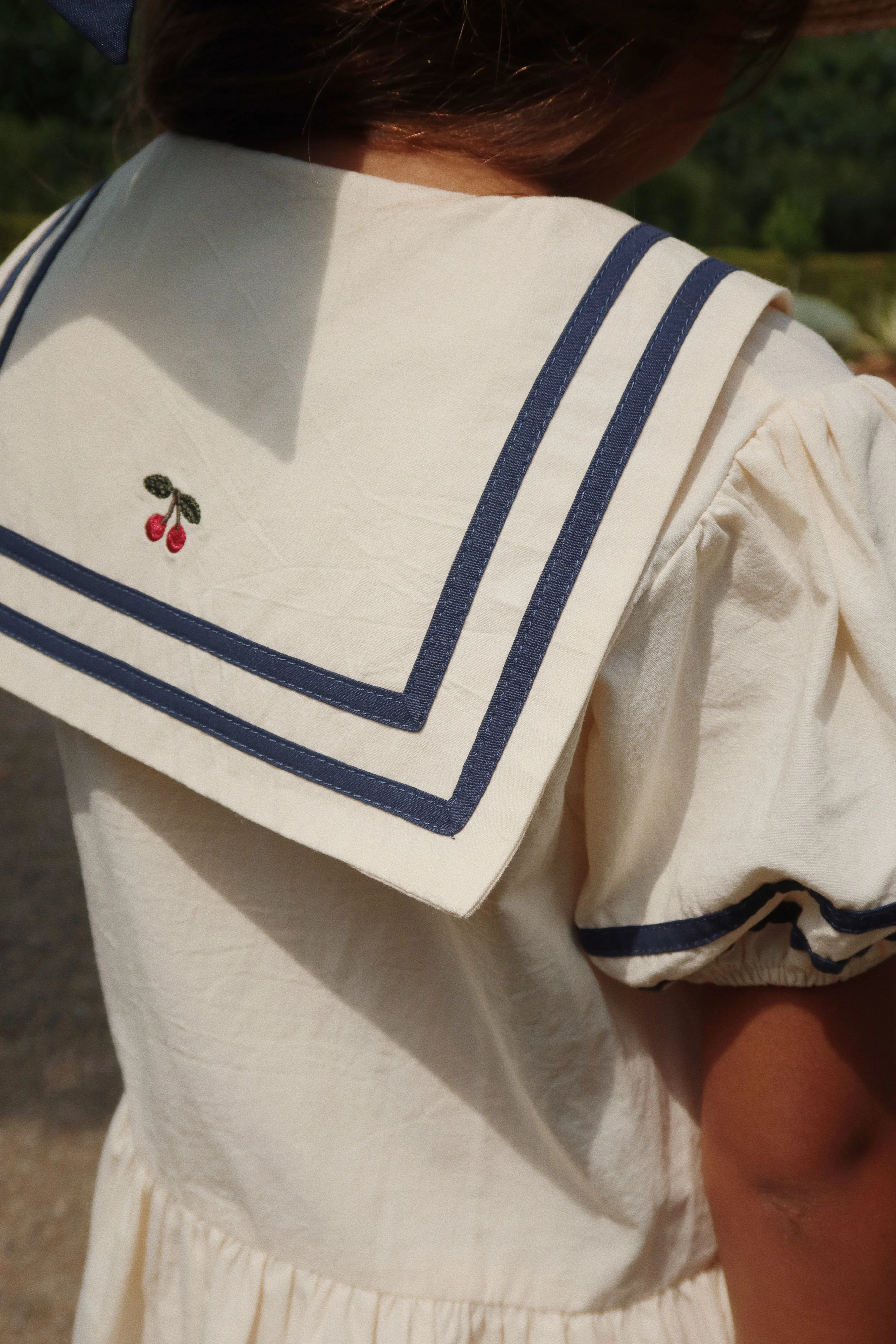 Konges Sloejd | Allie Sailor Dress in Optic White: Classic Nautical Design - Image 6