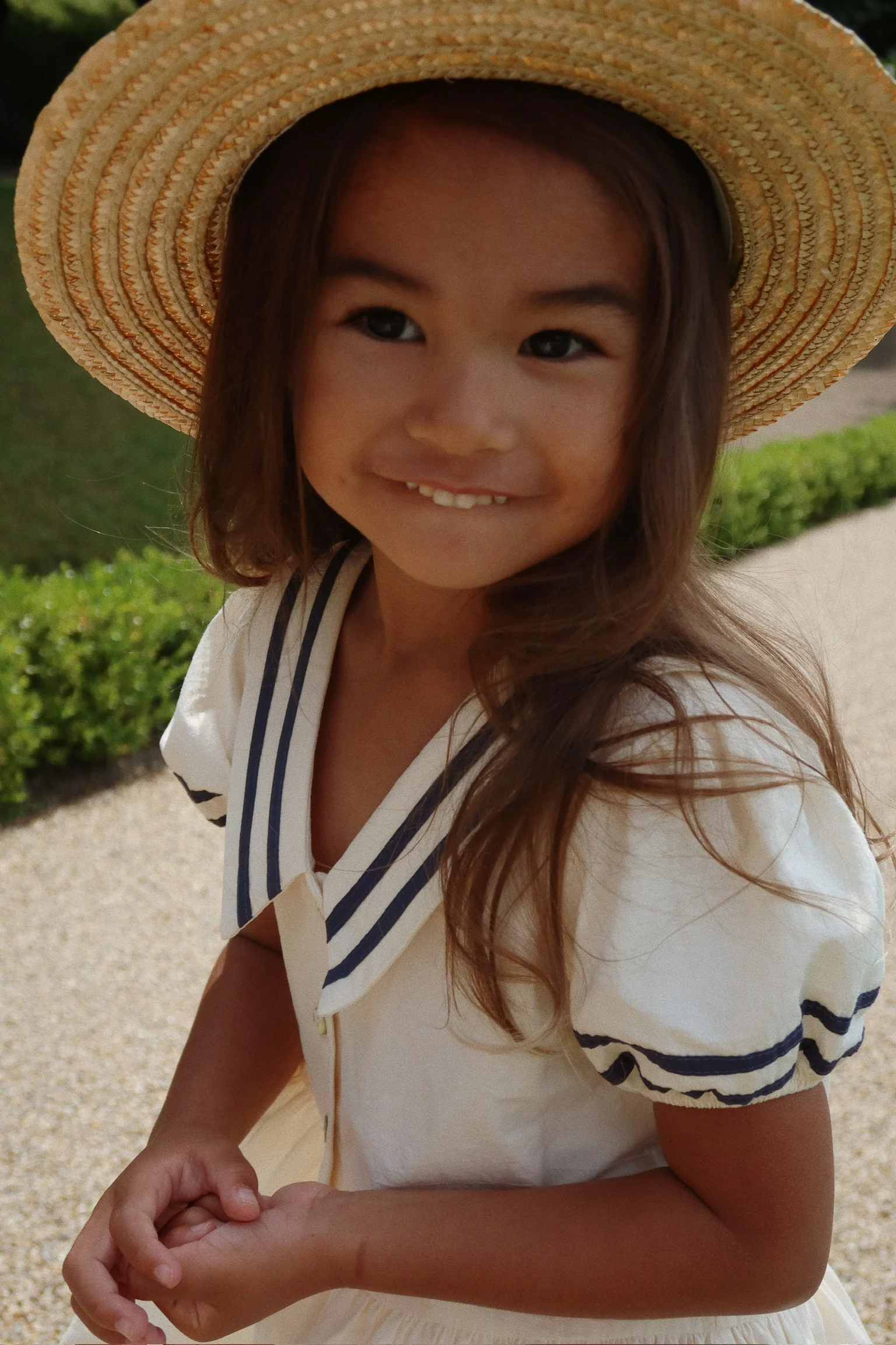 Konges Sloejd | Allie Sailor Dress in Optic White: Classic Nautical Design - Image 8