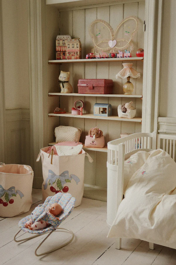 Konges Sloejd | Baby Doll Bouncer - Fleur Rosier - Image 3