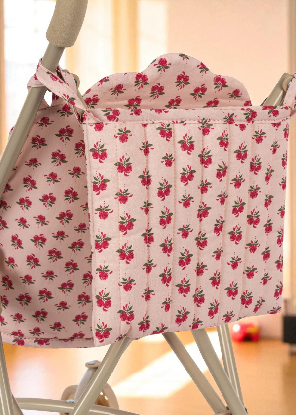 Konges Sloejd | Baby Doll Stroller - Rosie Rose - Image 3