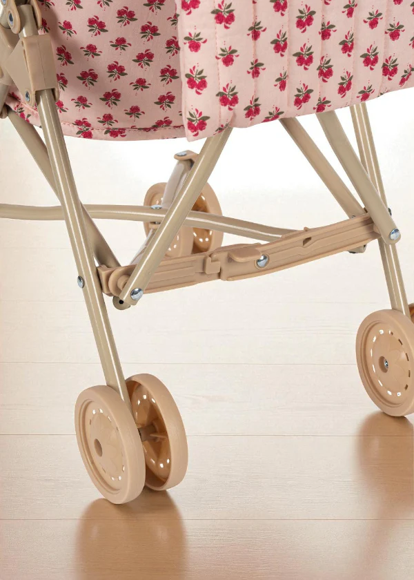 Konges Sloejd | Baby Doll Stroller - Rosie Rose - Image 6