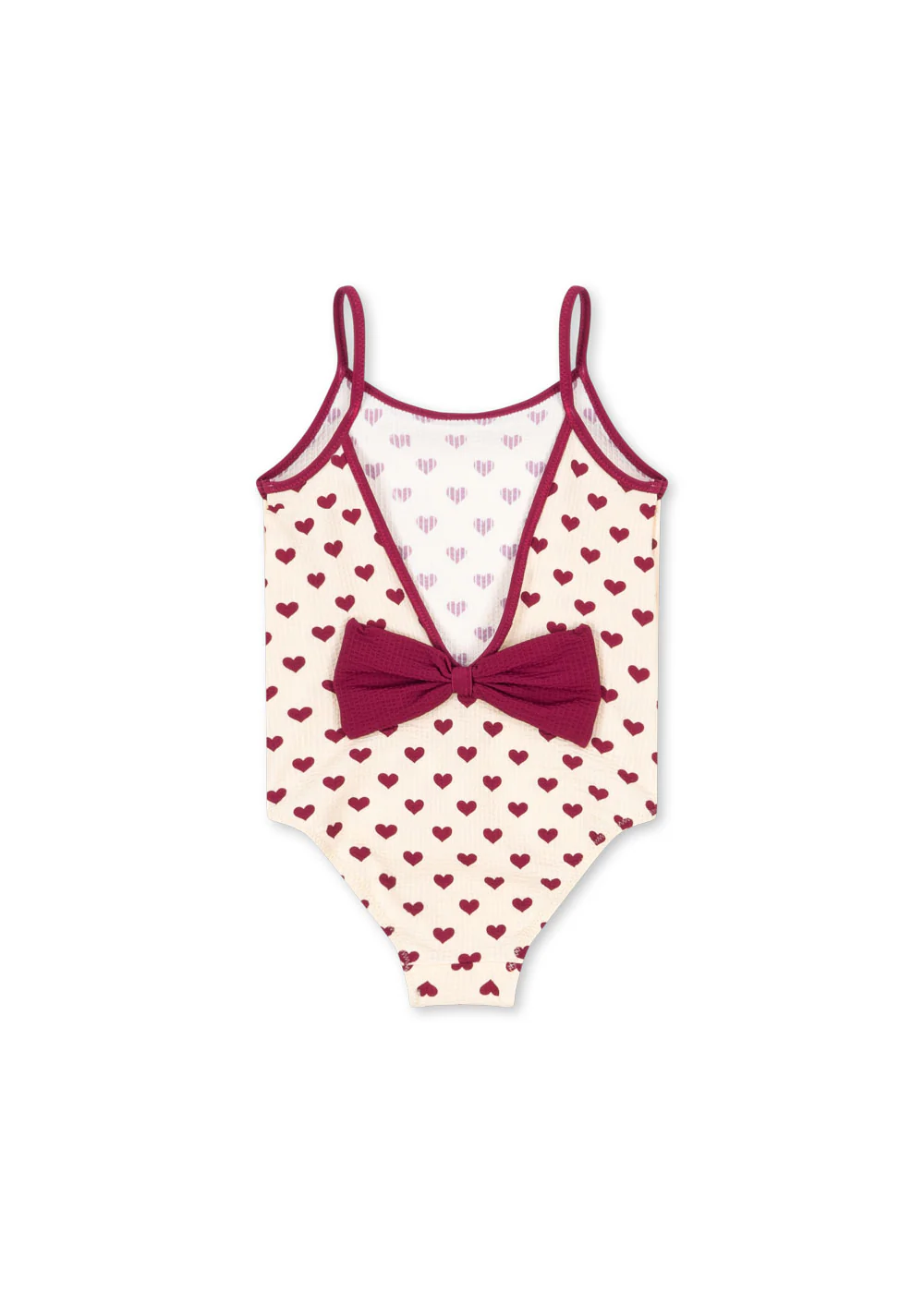 Konges Sloejd | Bowie Swimsuit: Sweet One-Piece Swimwear in Coeur Sangria - Image 2