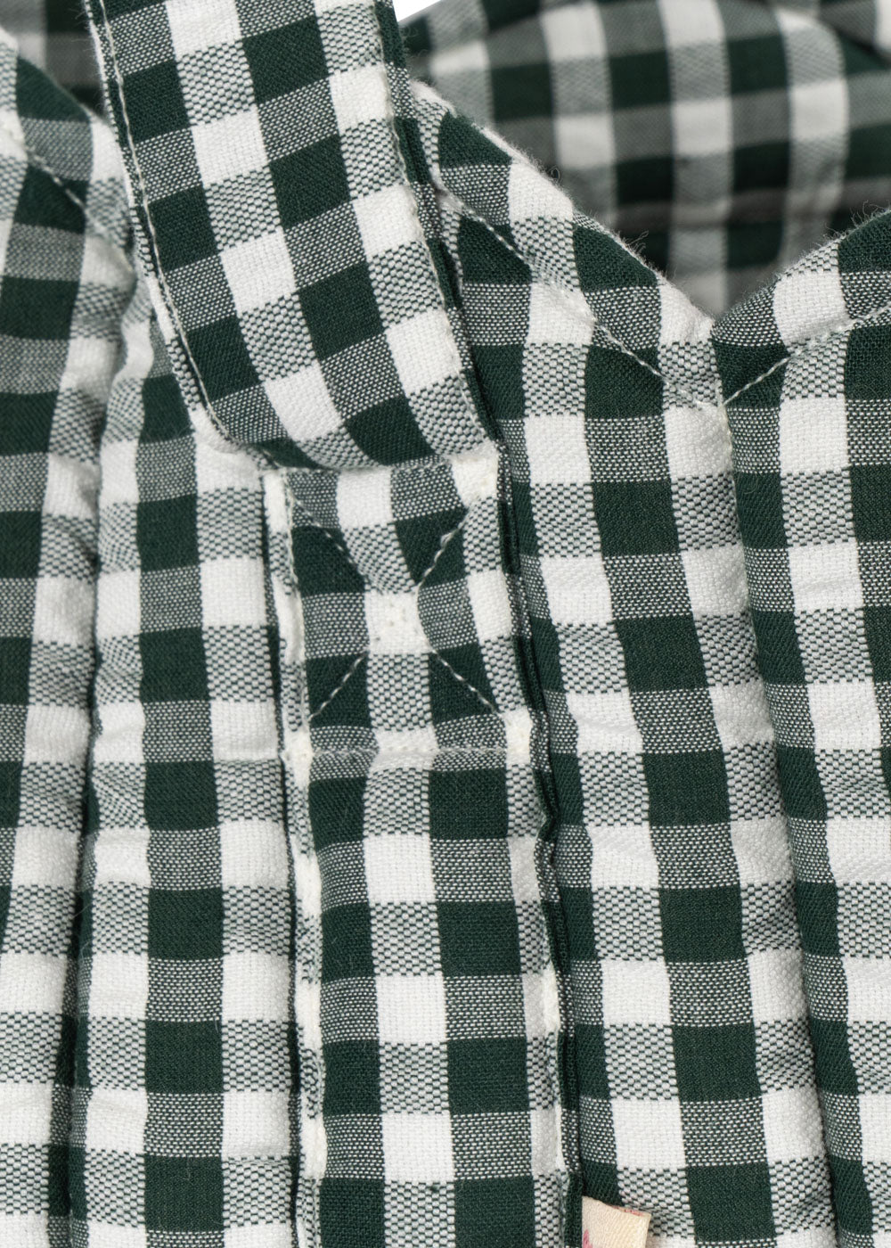 HOLIDAY EXCLUSIVE: Konges Sloejd | Doll Bassinet - Green Check - Image 3