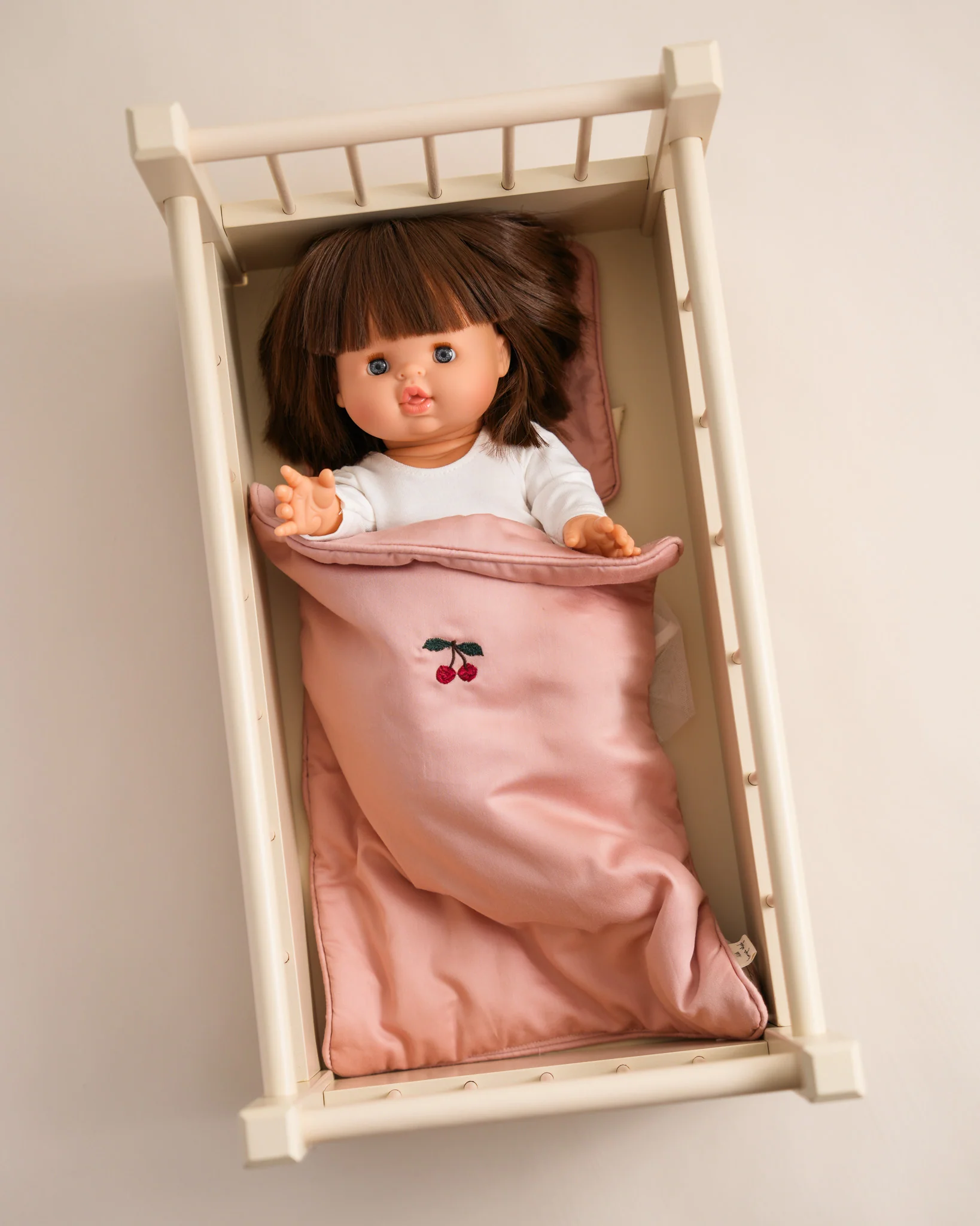 Konges Sloejd | Doll Bedding Set - Mahogany Rose - Image 2