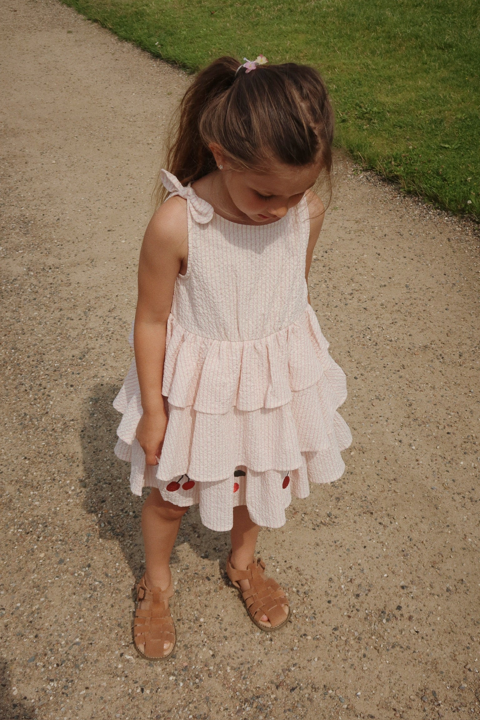 Konges Sloejd | Ellie Dress in Cherry Seersucker - Image 6