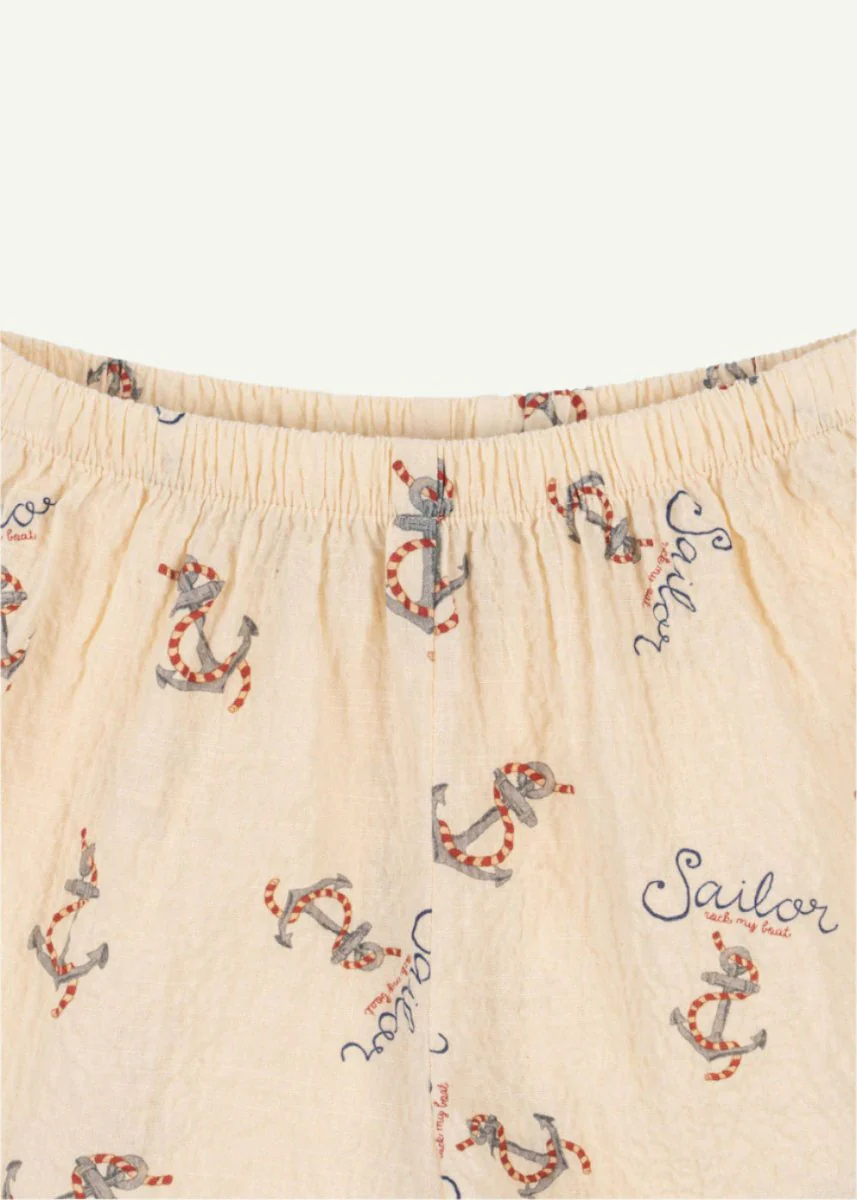 Konges Sloejd | Elliot Organic Shorts in 'Rock My Boat' Print - Image 3