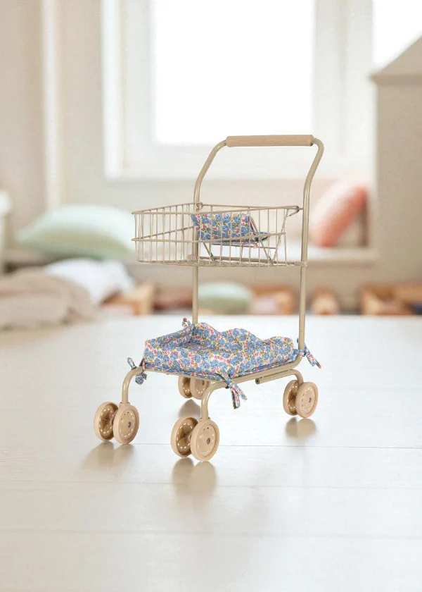 Konges Sloejd | Kids Shopping Cart - Fleur Rosier - Image 3