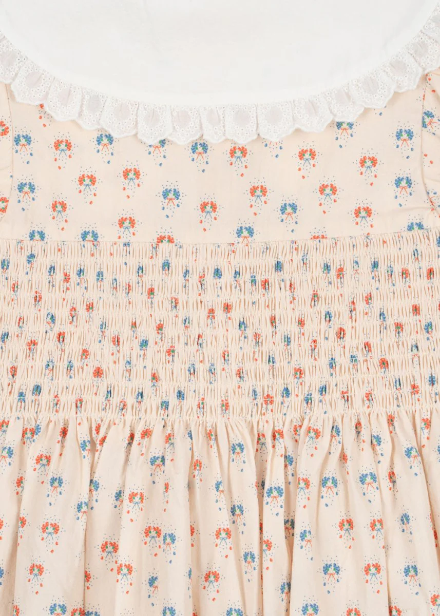 Konges Sloejd | Midsummer Dress in Cream: Vintage-Inspired Elegance for Little Dreamers - Image 3
