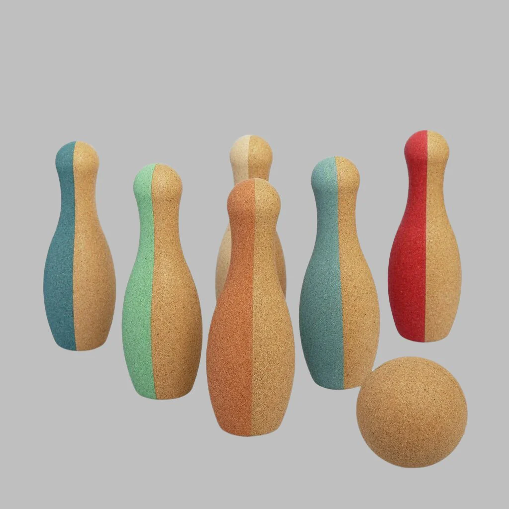 Korko Toys | Cork Bowling Set - Image 3