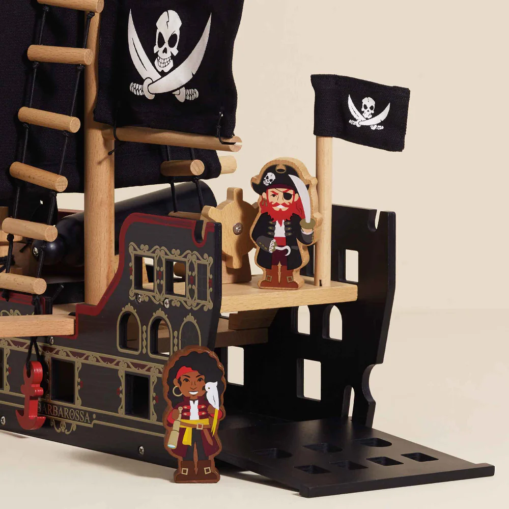 Le Toy Van | Barbarossa Pirate Ship - Image 3