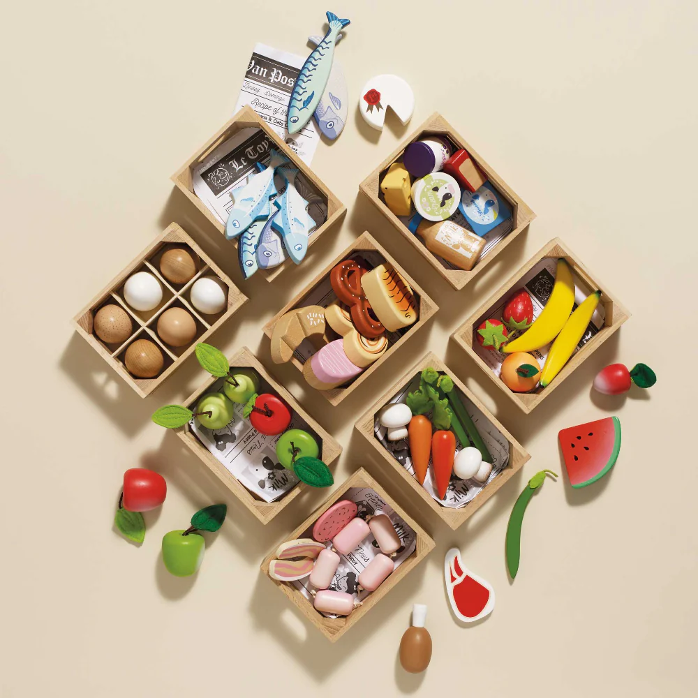 Le Toy Van | Bakery Wooden Market Crate - Image 3