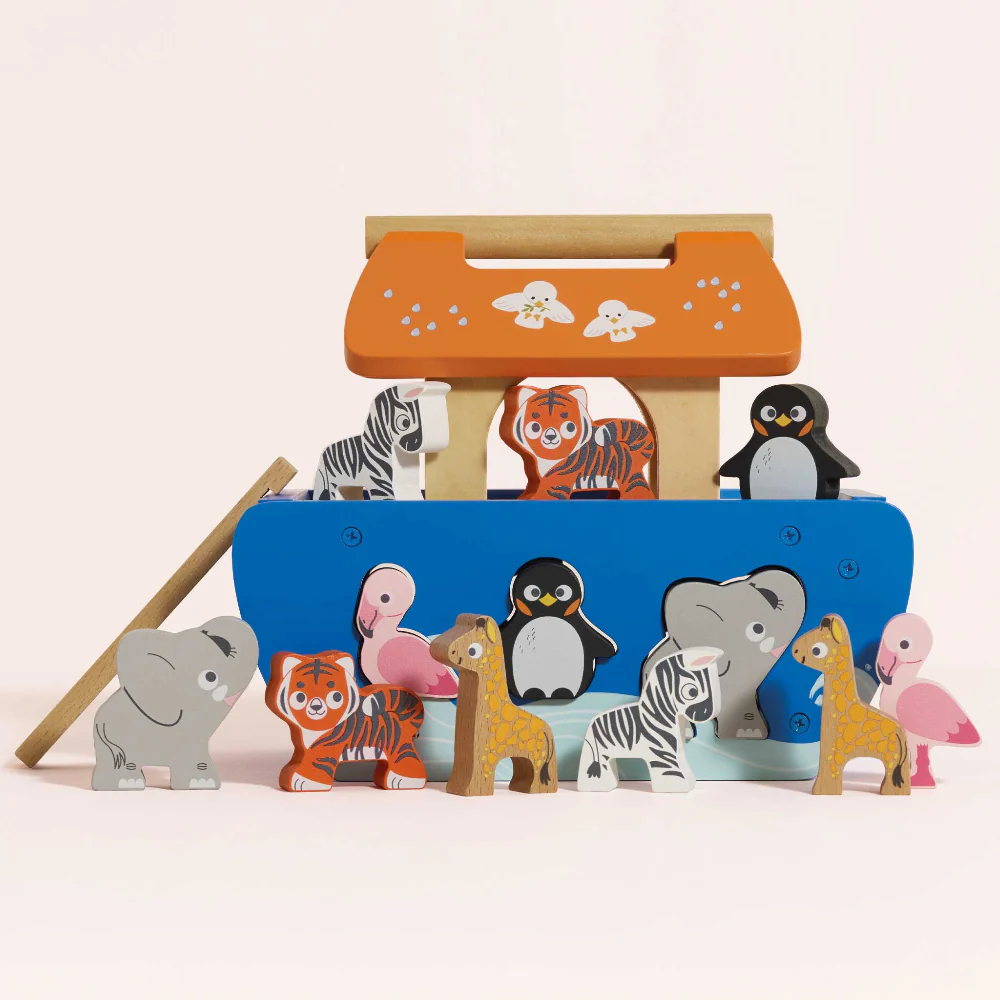 Le Toy Van | Noah's Balancing Ark Animal Stacker - Image 3