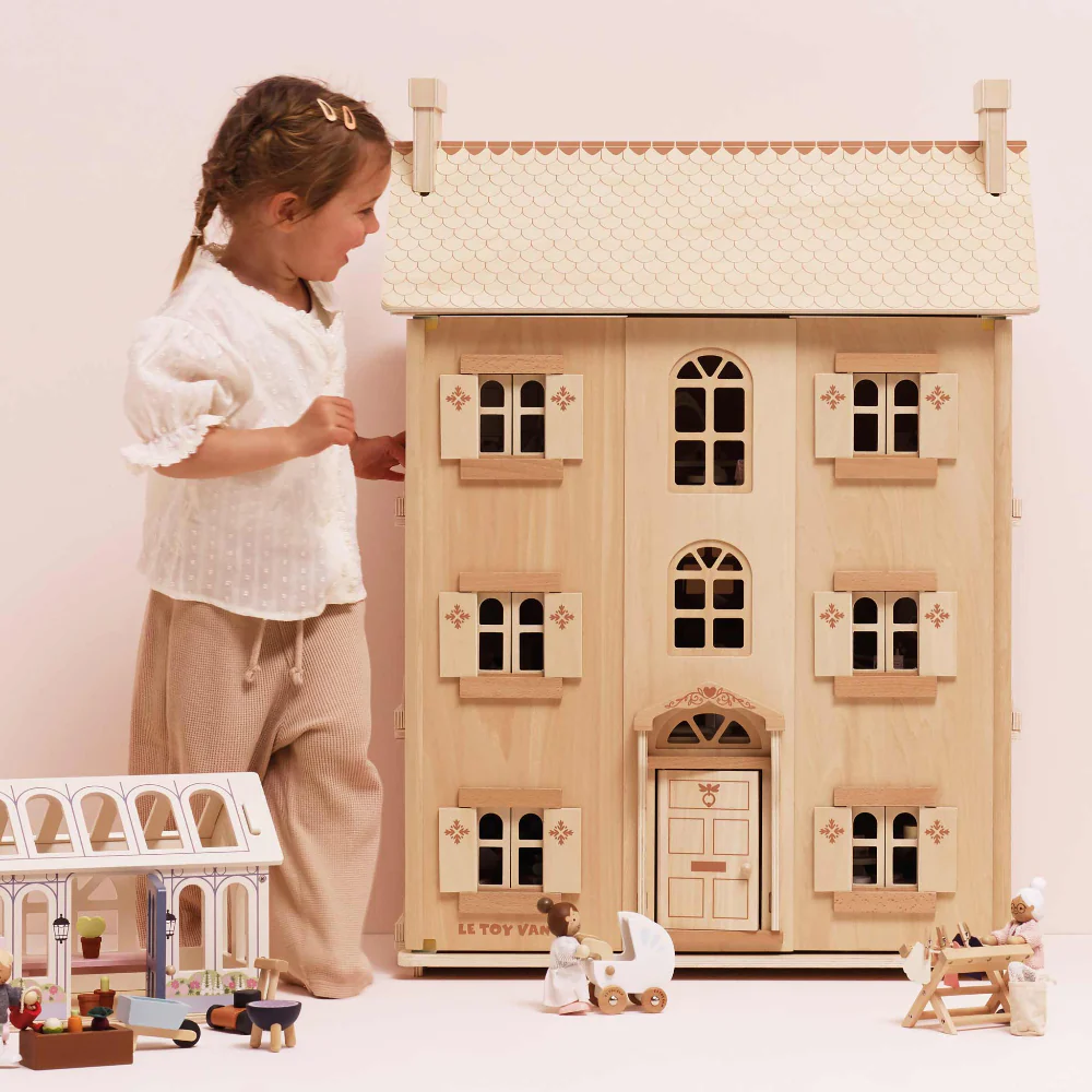 Le Toy Van | The Grand Natural Wooden Dollhouse - Image 4