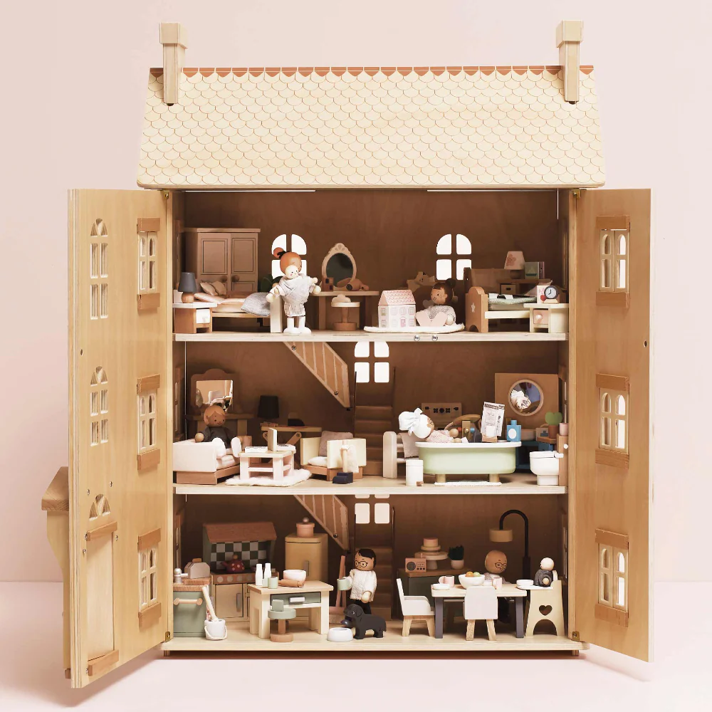 Le Toy Van | The Grand Natural Wooden Dollhouse - Image 8