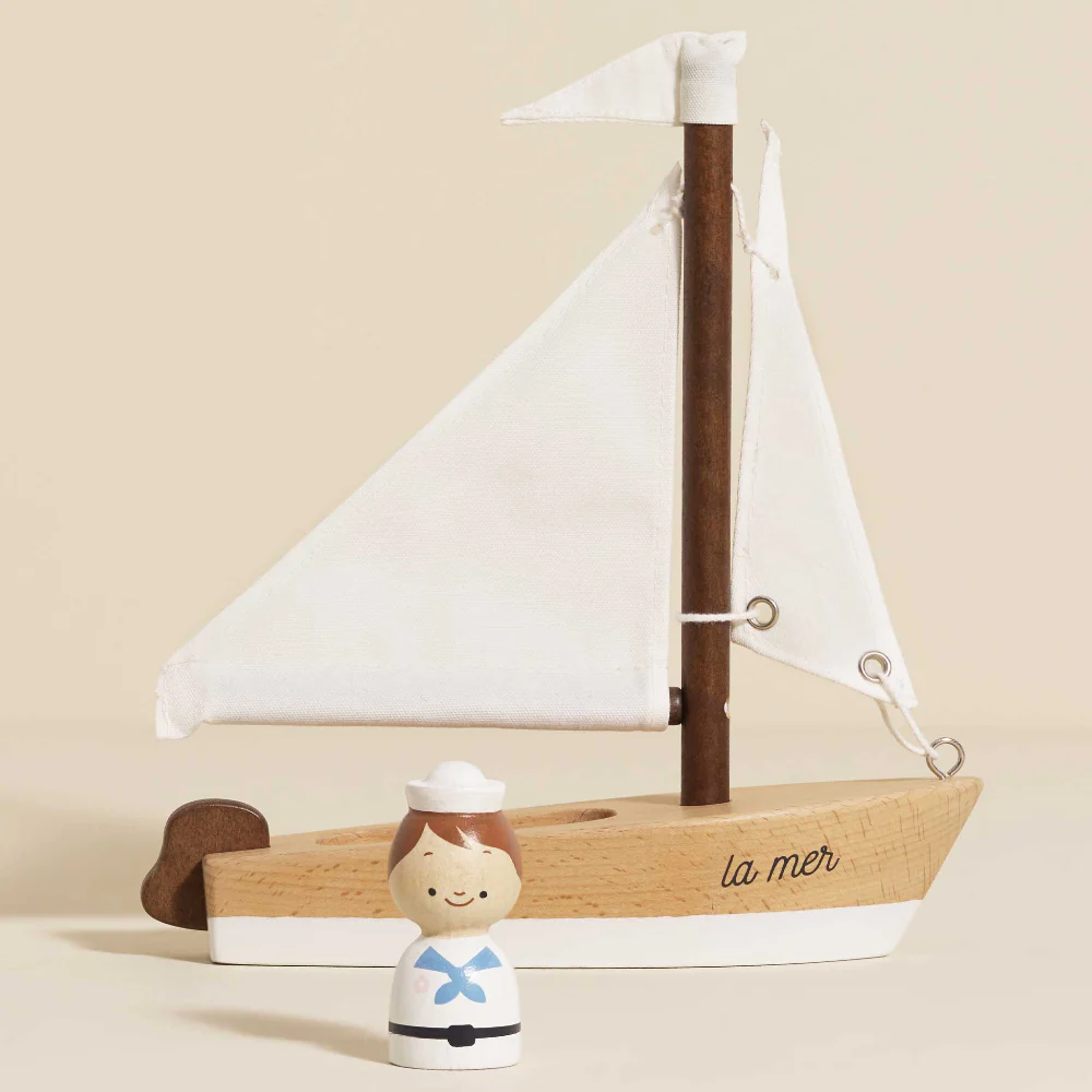 Le Toy Van | Wooden Sailboat - Image 2