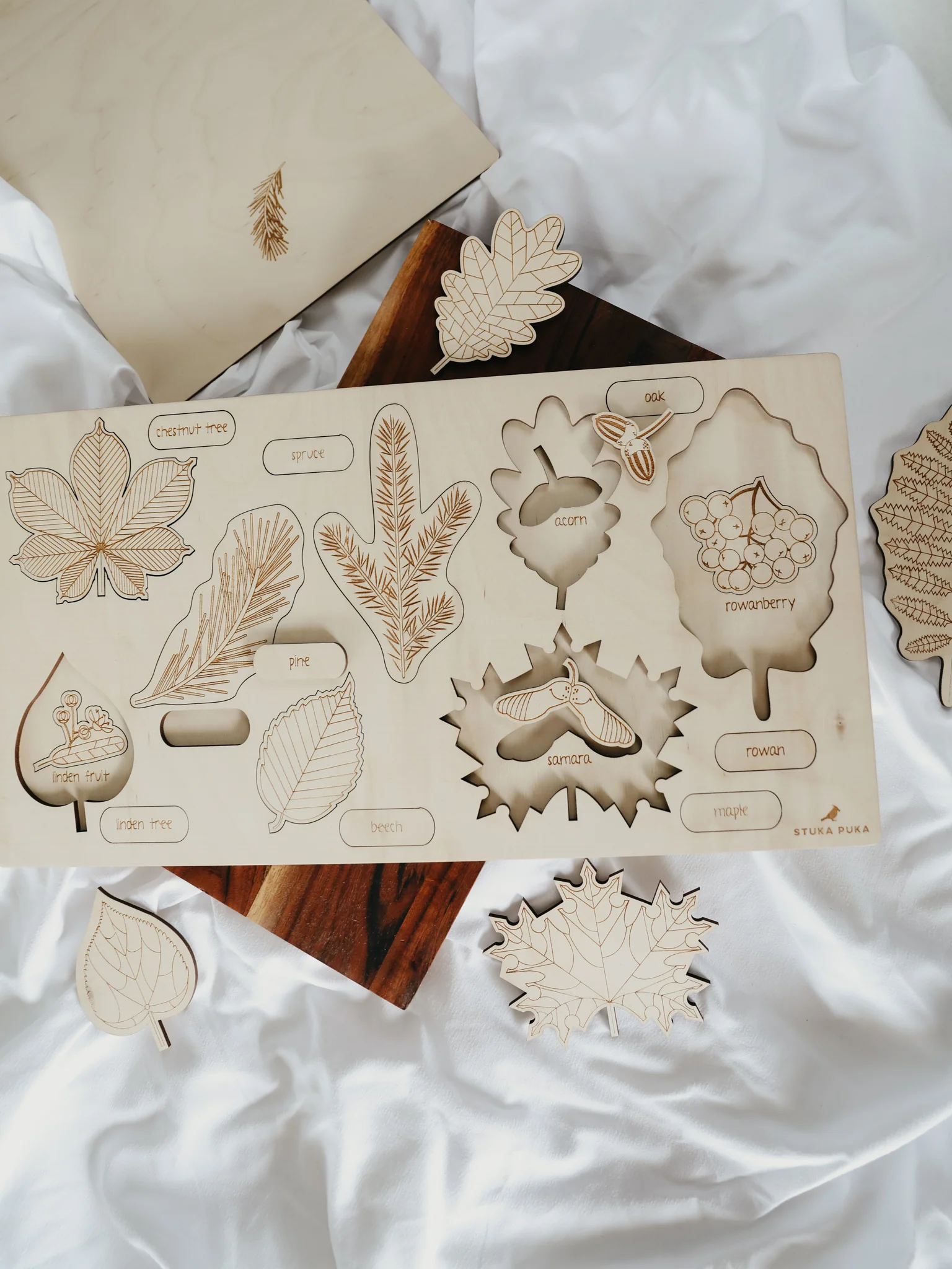 Leaf Wooden Puzzle (24 elements) - Image 2