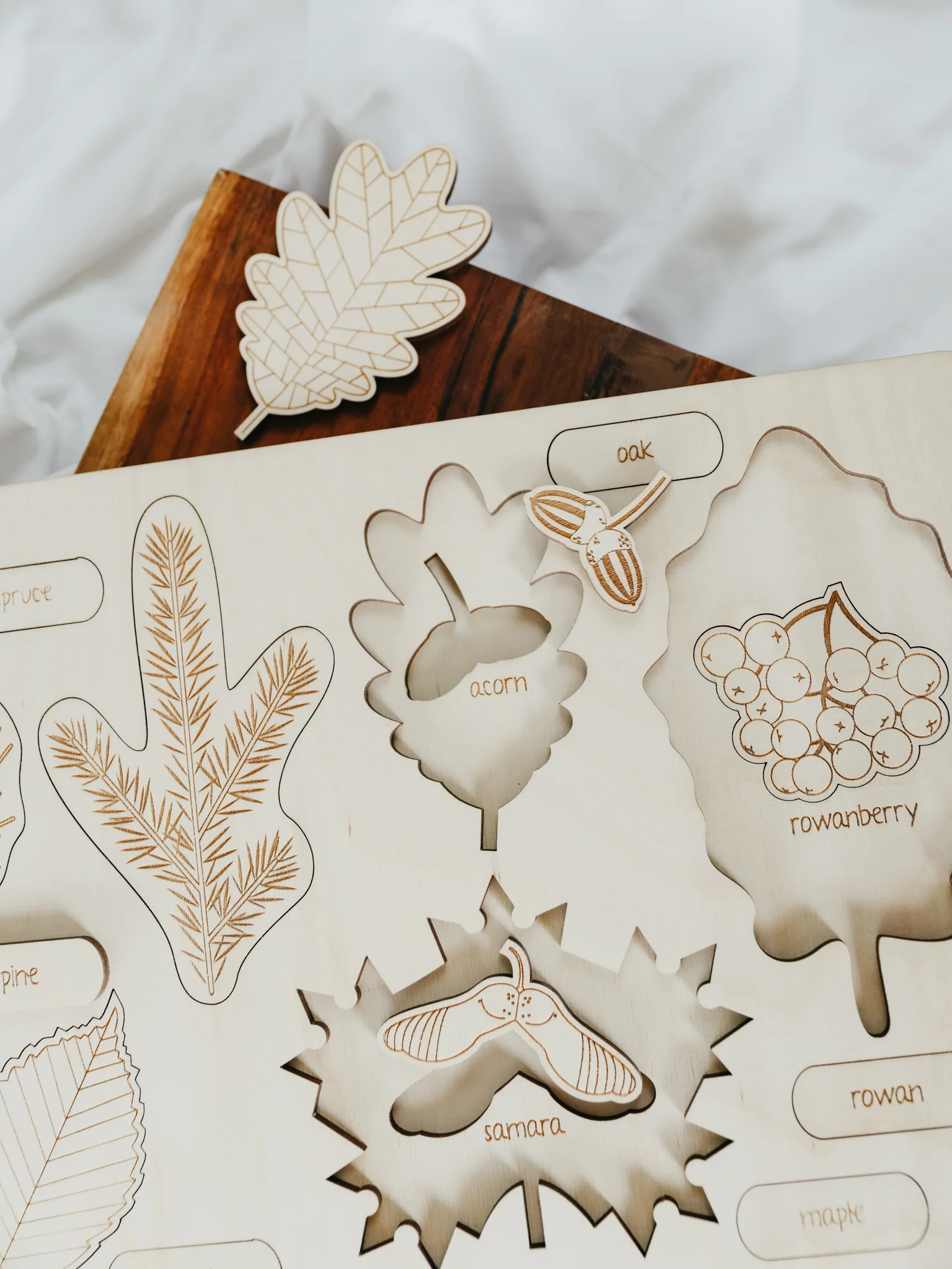 Leaf Wooden Puzzle (24 elements) - Image 4