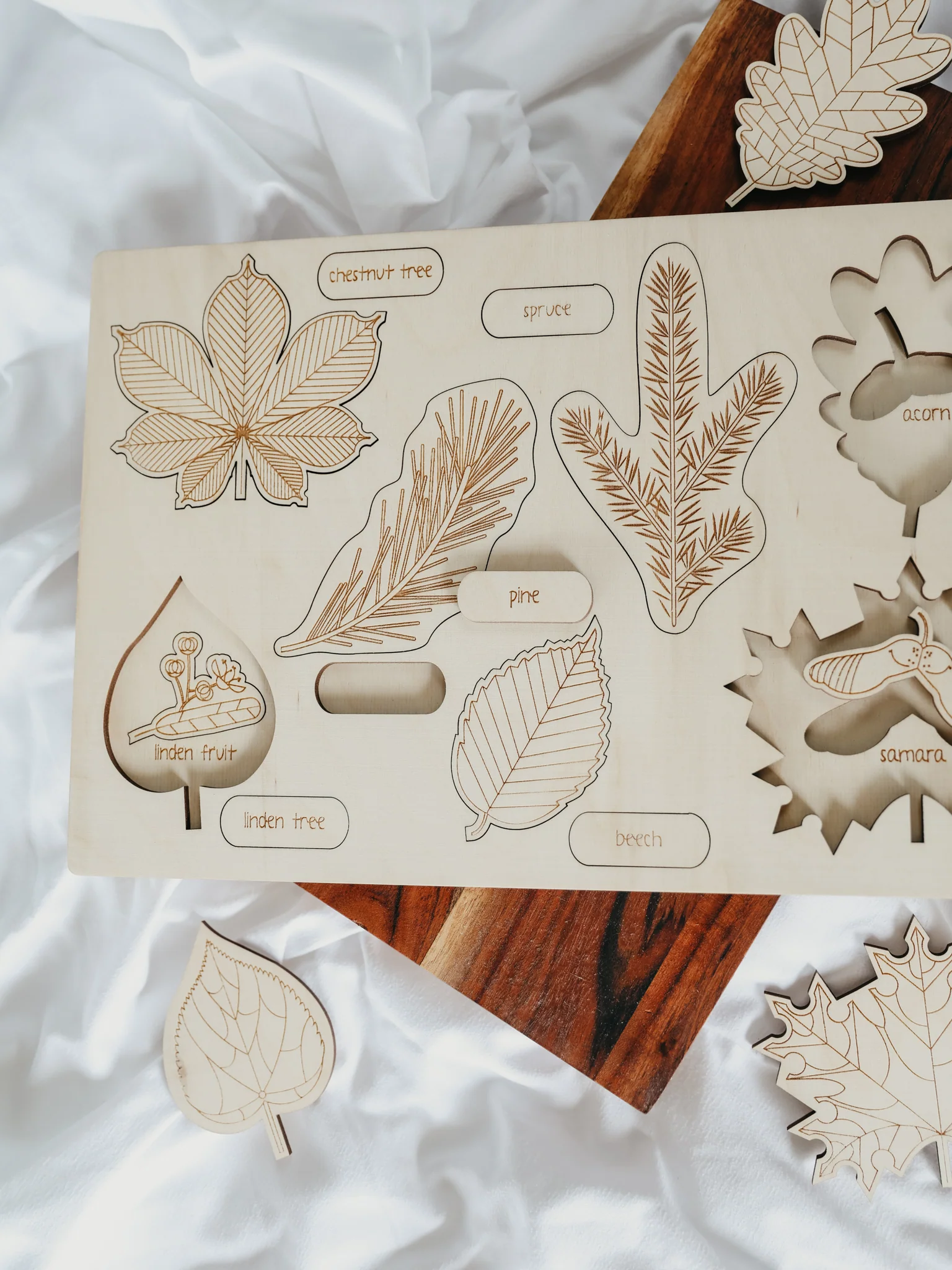 Leaf Wooden Puzzle (24 elements) - Image 5