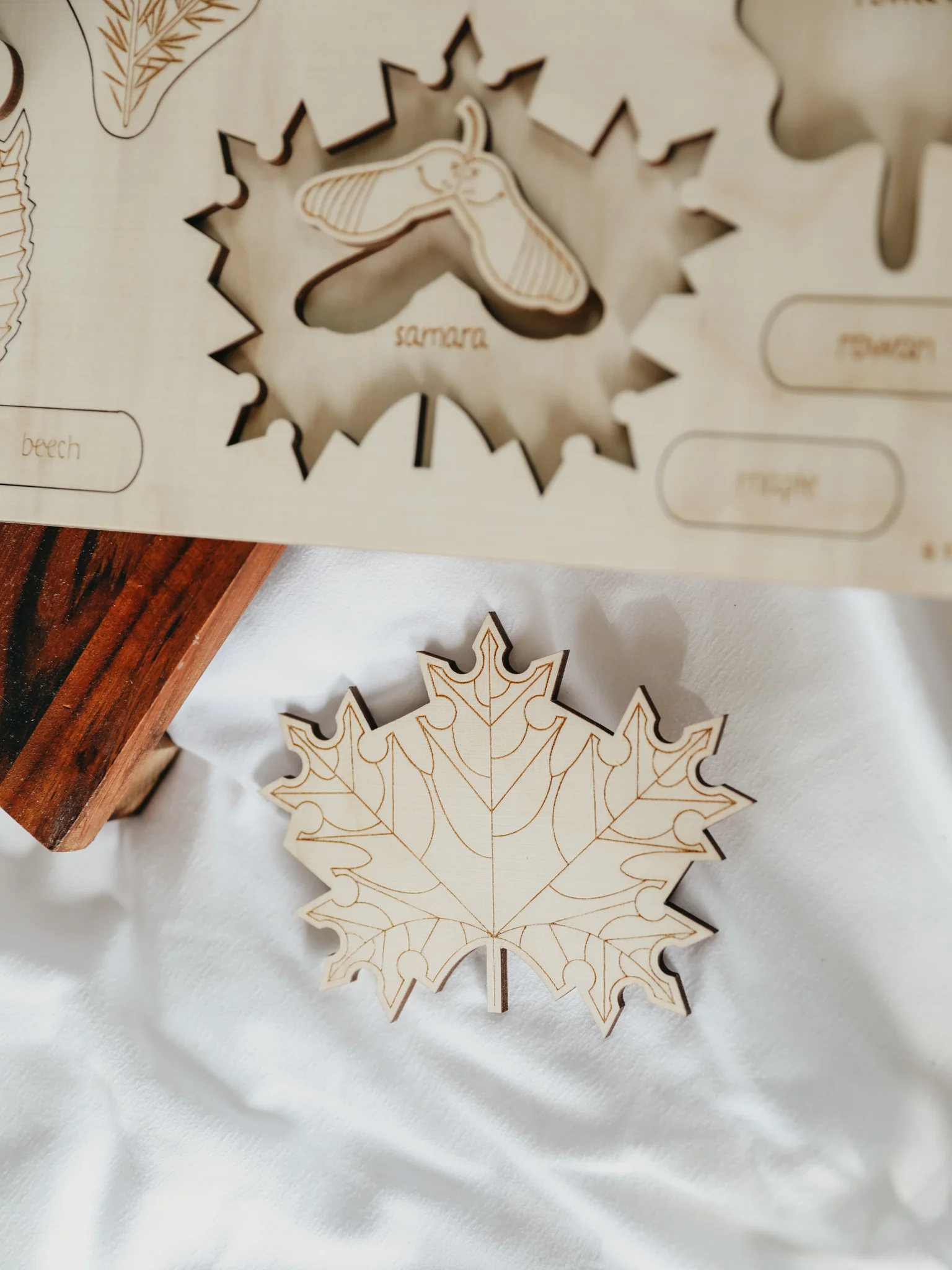 Leaf Wooden Puzzle (24 elements) - Image 7