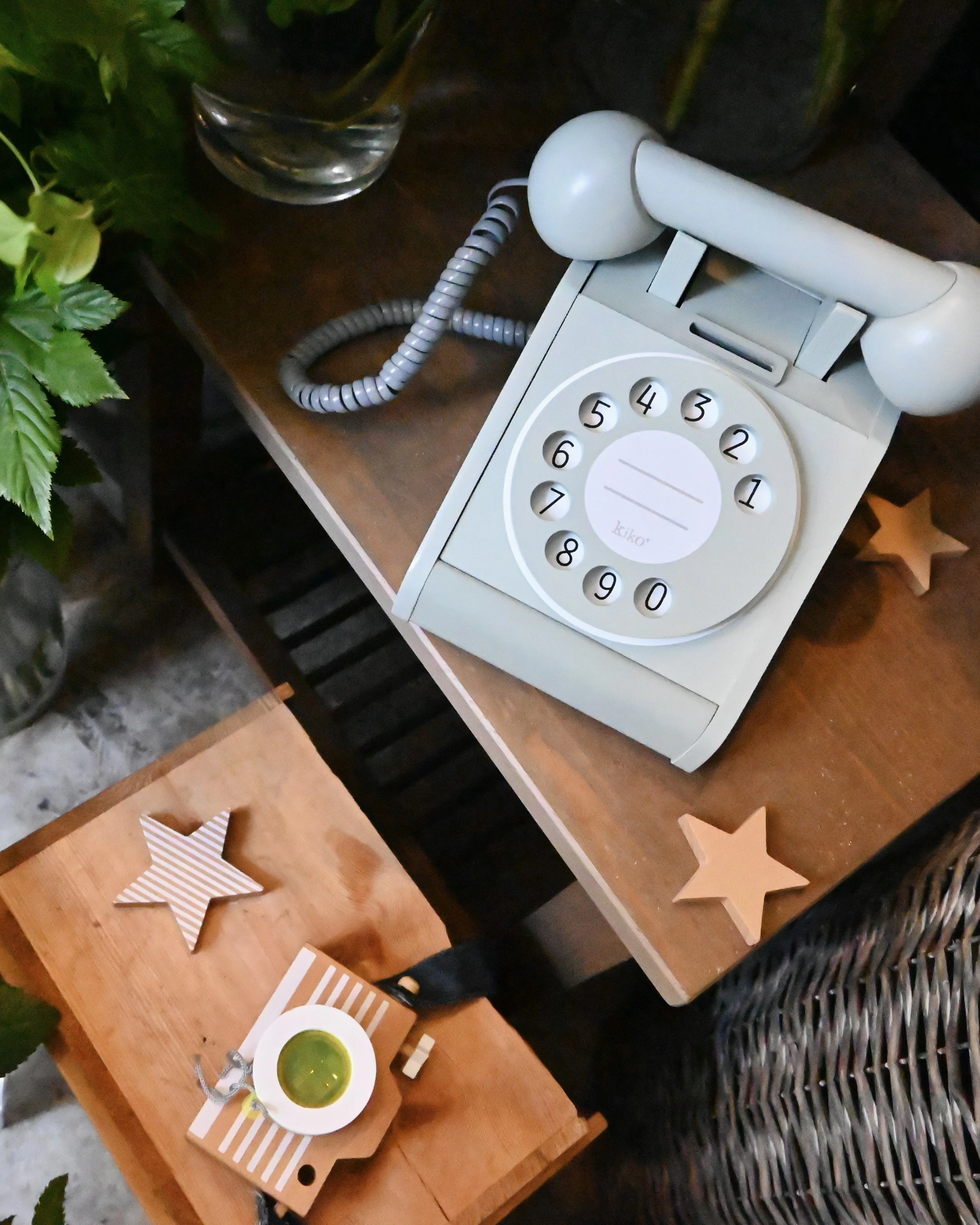 LIMITED EDITION - Mint Green Wooden Toy Telephone by Kiko+ & gg* - Image 6