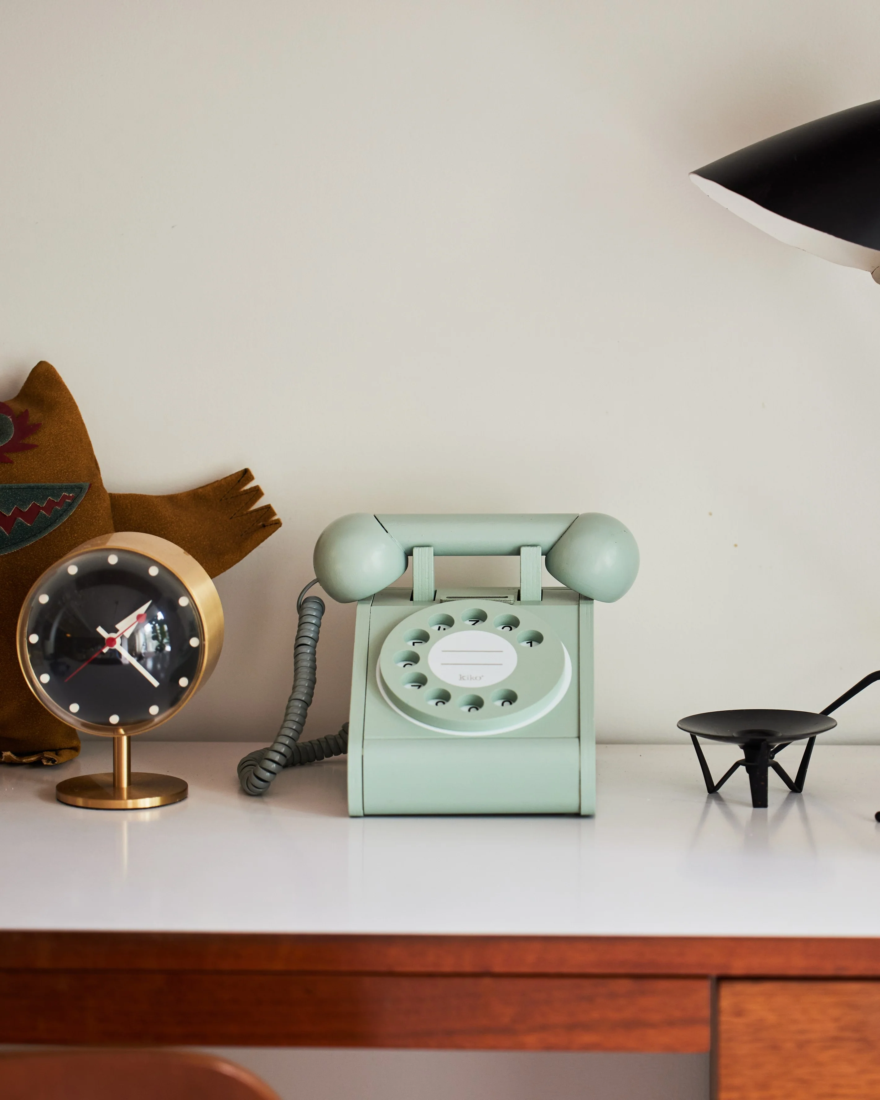 LIMITED EDITION - Mint Green Wooden Toy Telephone by Kiko+ & gg* - Image 7