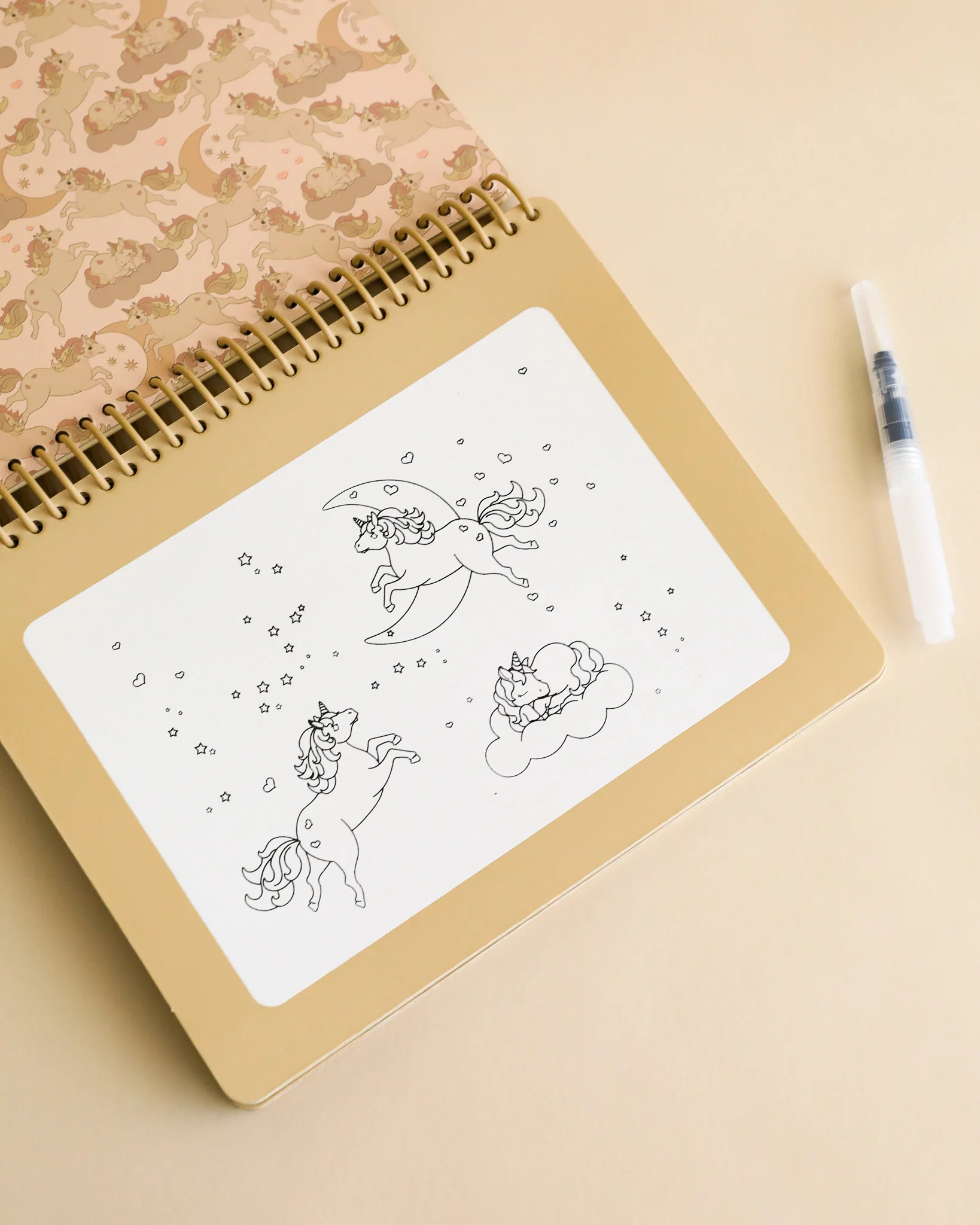 Magic Water Coloring Book - Unicorns & Rabbits - Image 5