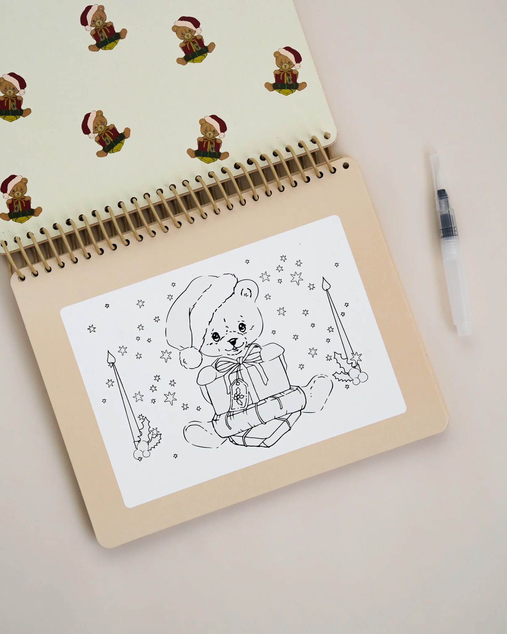 Magic Water Coloring Book - Christmas - Image 2