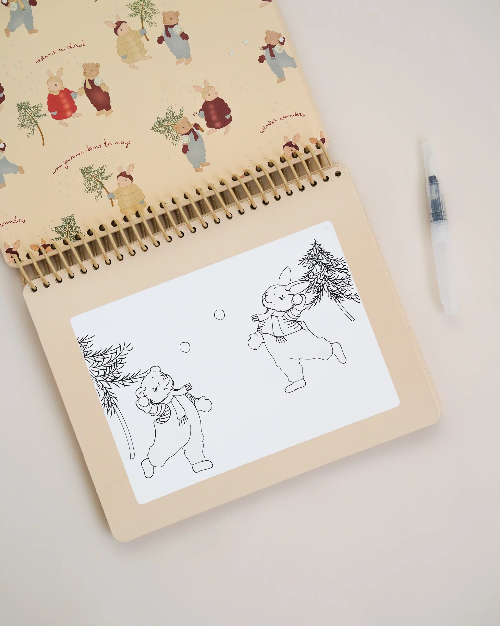 Magic Water Coloring Book - Christmas - Image 3