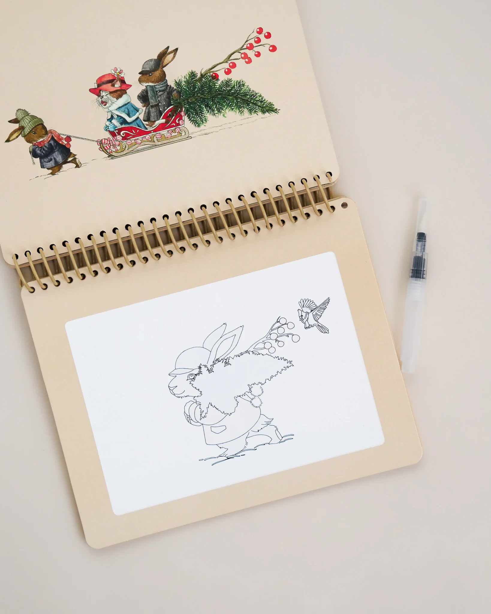 Magic Water Coloring Book - Christmas - Image 4