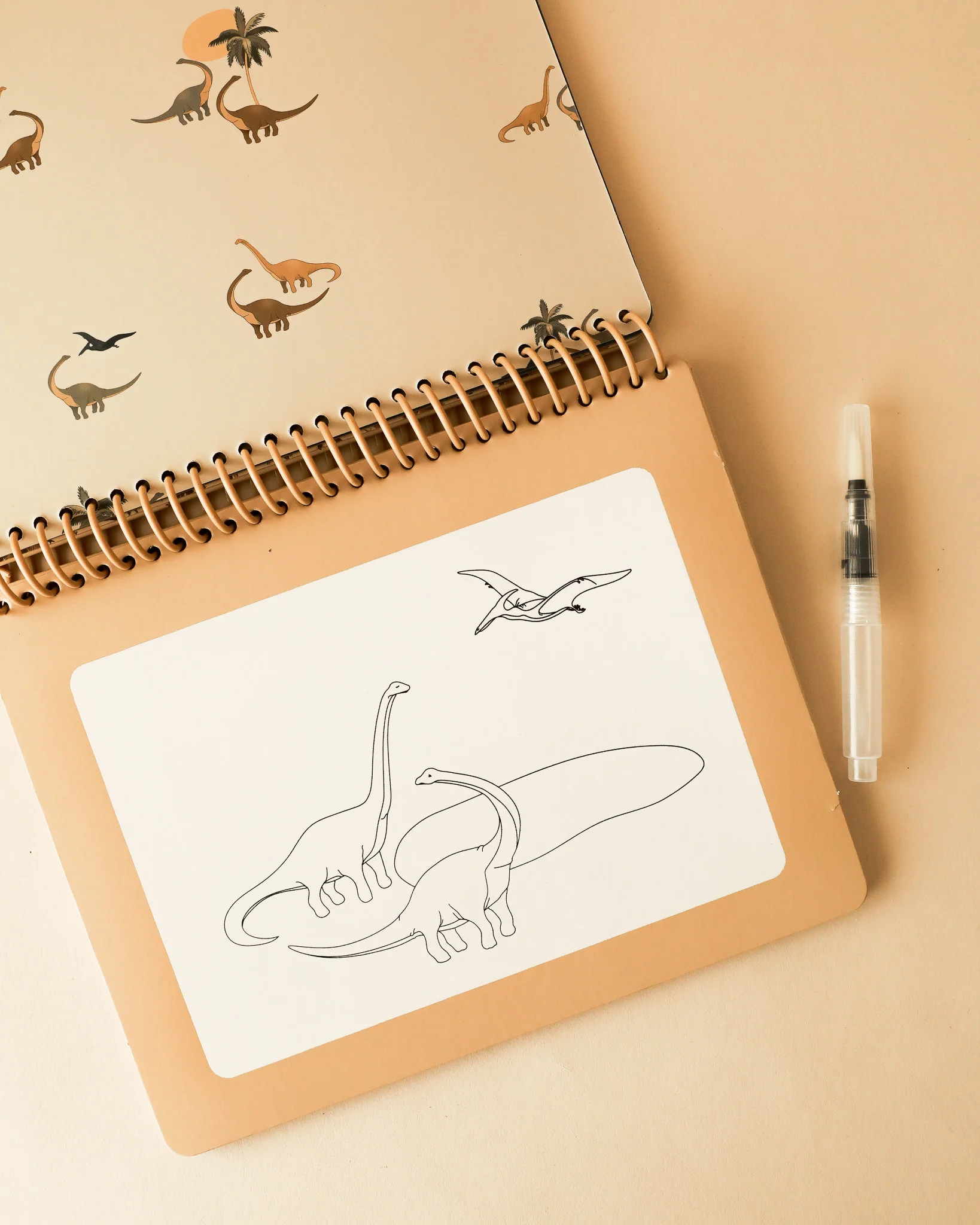 Magic Water Coloring Book - Dinos & Rockets - Image 3