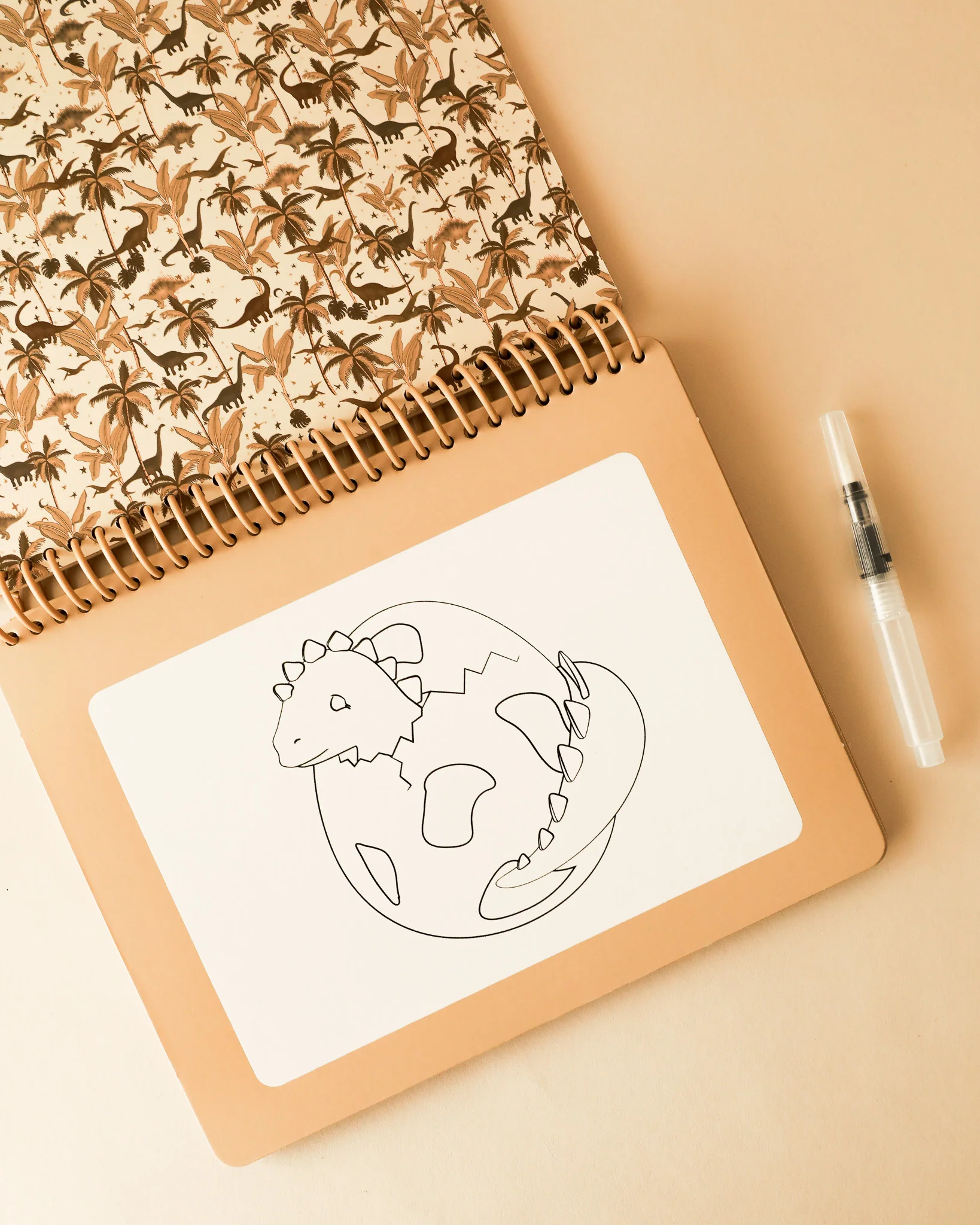 Magic Water Coloring Book - Dinos & Rockets - Image 4