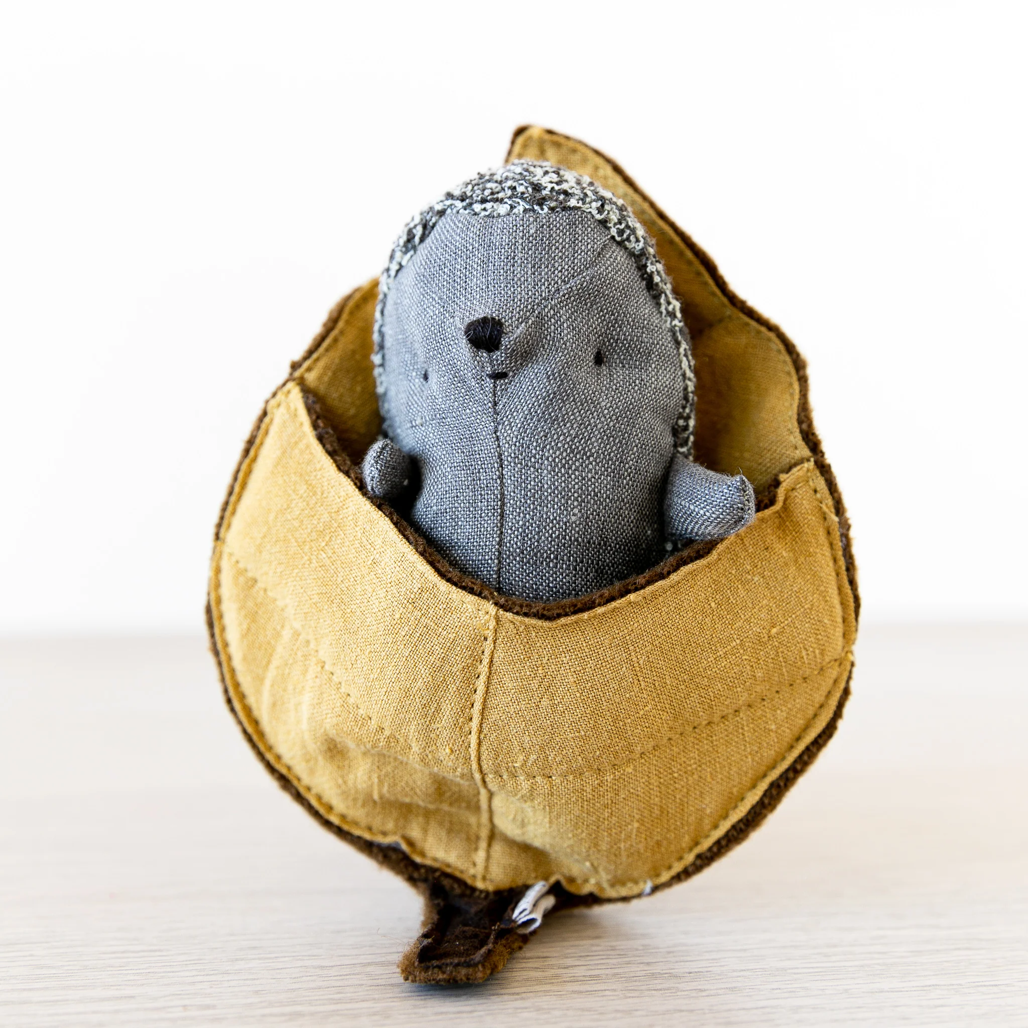 Maileg | Baby Hedgehog in Leaf - Image 4