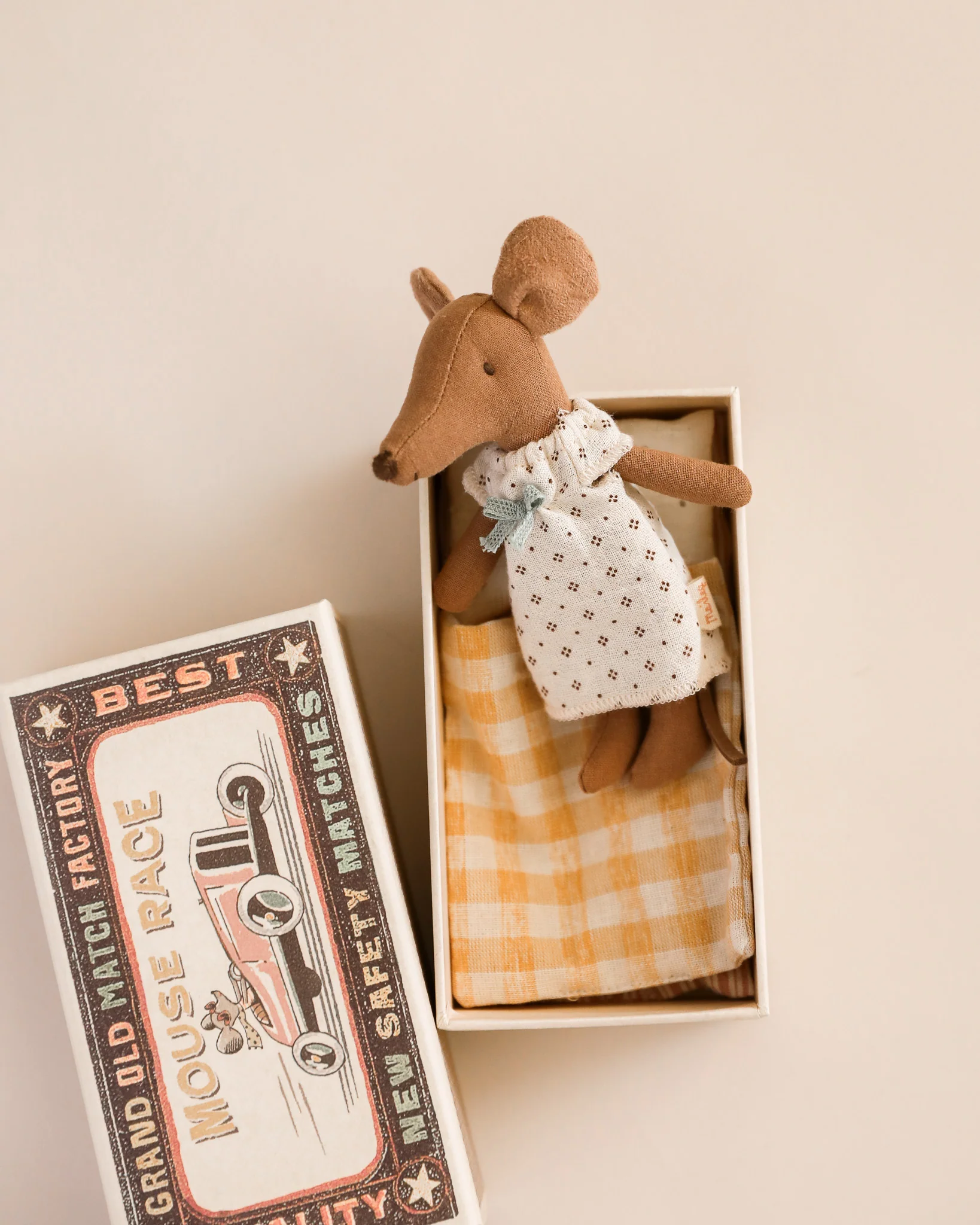 Maileg | Big Sister Mouse in Matchbox - Image 2