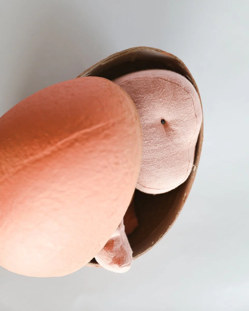 Maileg | Gantosaurus in Egg, Small - Old Rose - Image 2