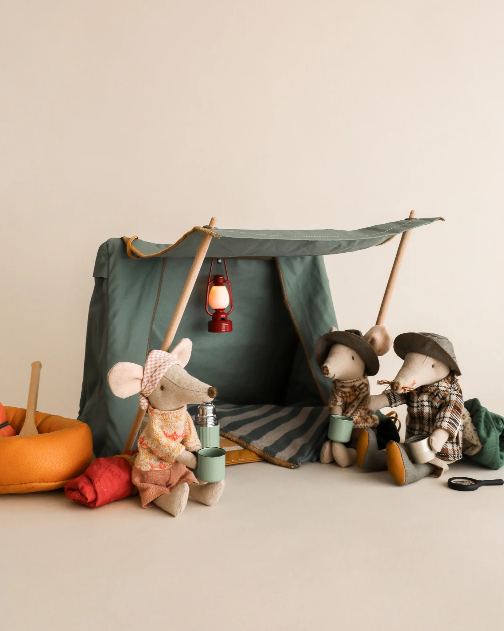 Maileg | Happy Camper Tent, Mouse - Image 3
