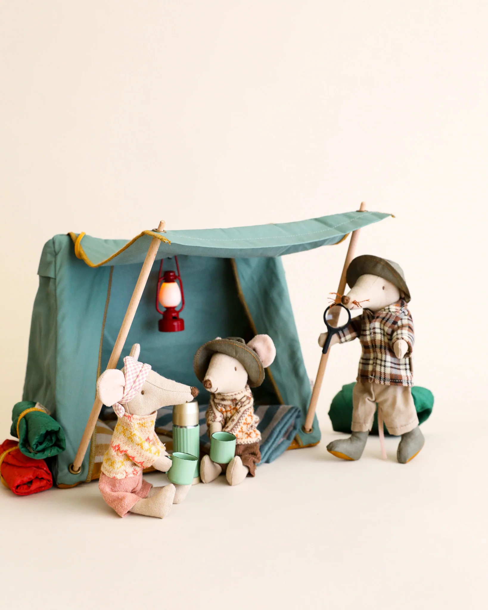 Maileg | Happy Camper Tent, Mouse - Image 4