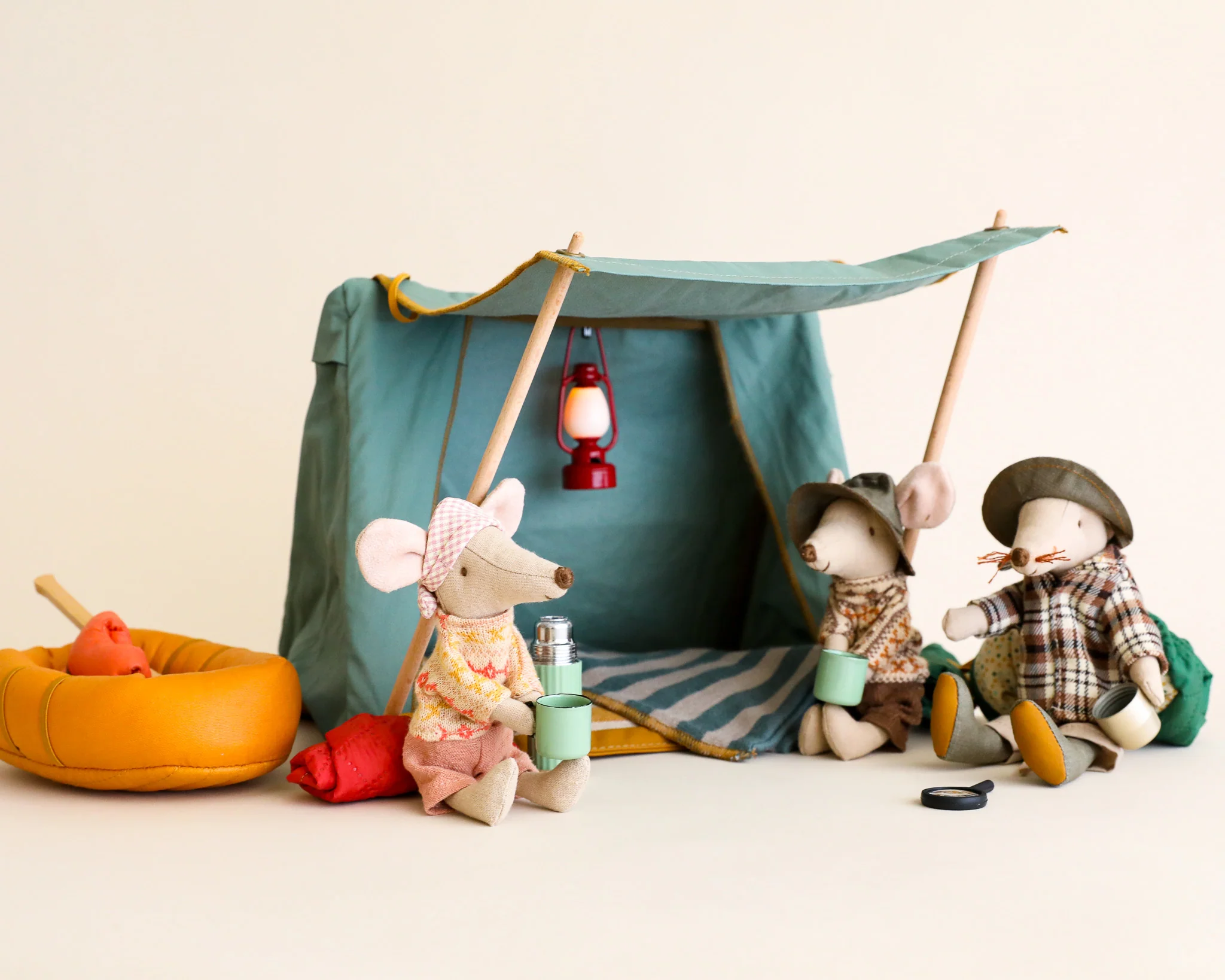 Maileg | Happy Camper Tent, Mouse - Image 5