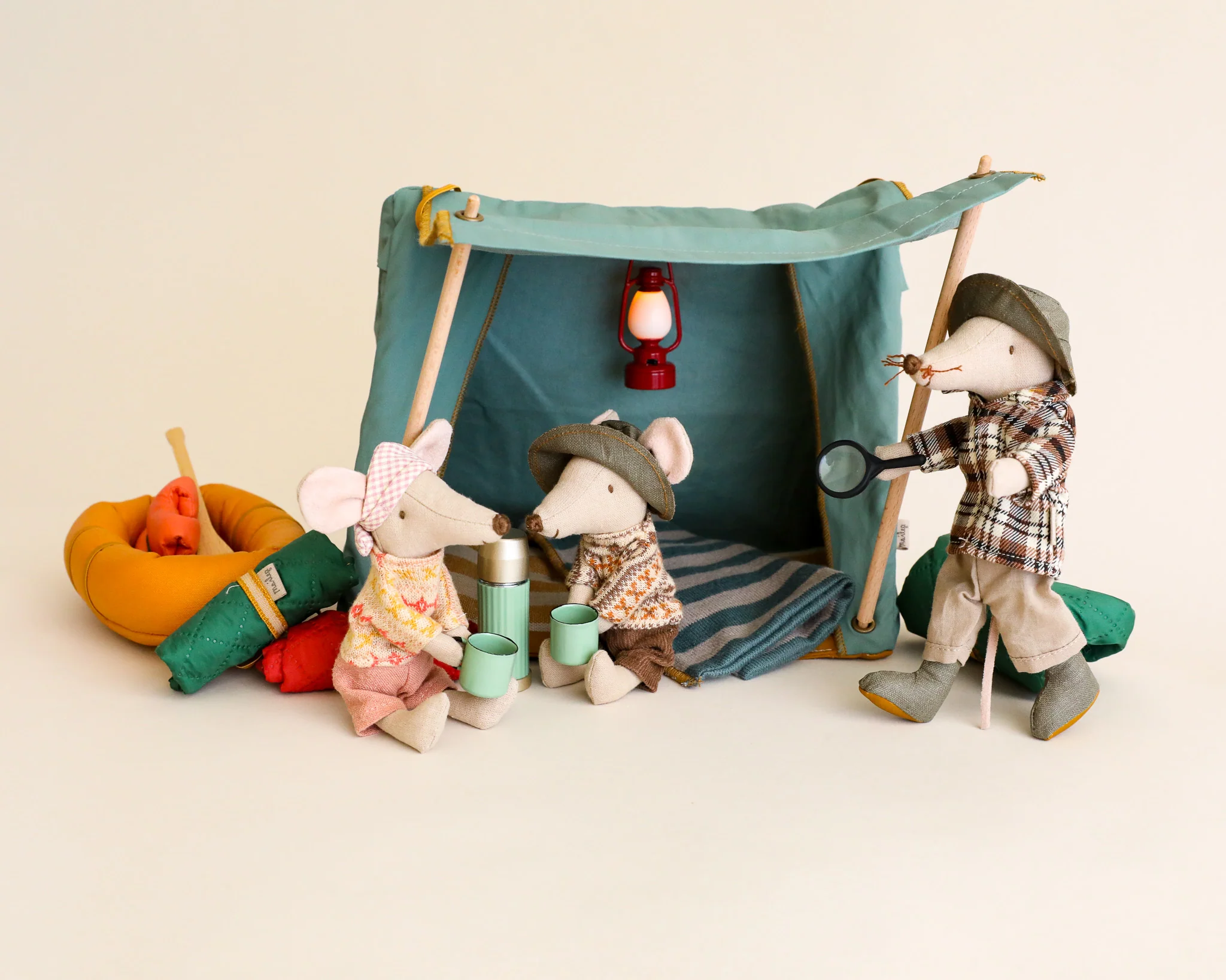 Maileg | Happy Camper Tent, Mouse - Image 6