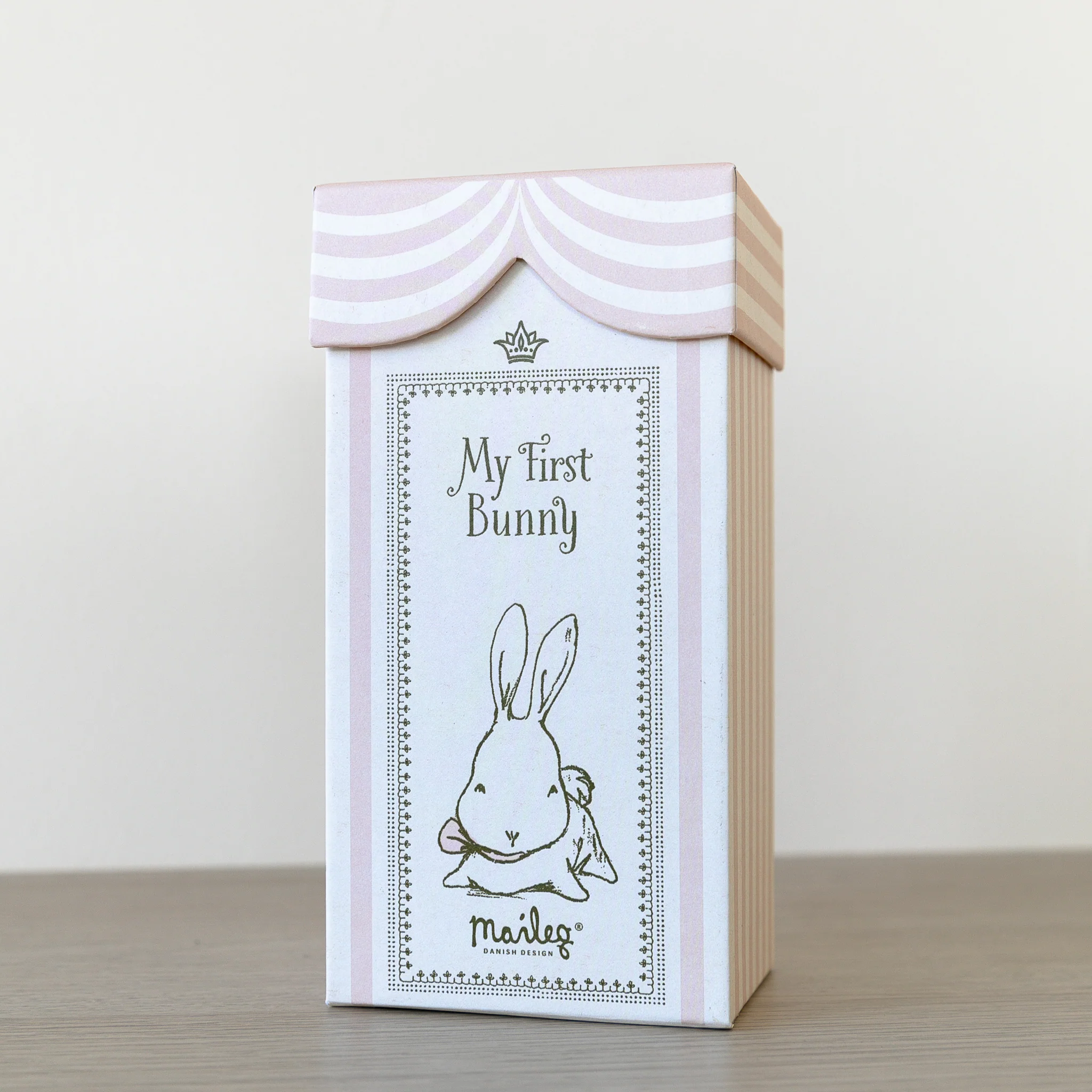 Maileg | My First Bunny in Box - Rose - Image 3