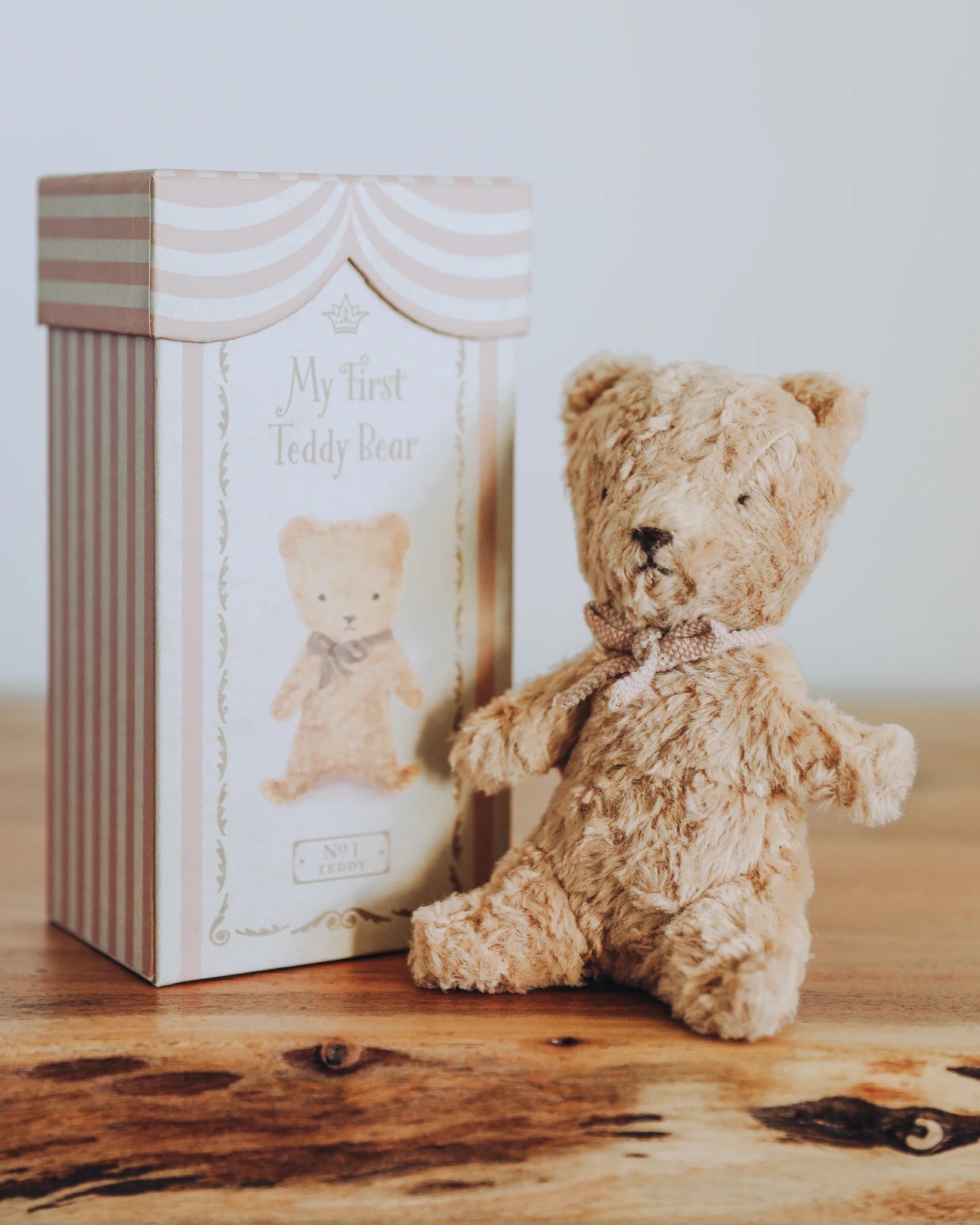 Maileg | My First Teddy - Powder - Image 3