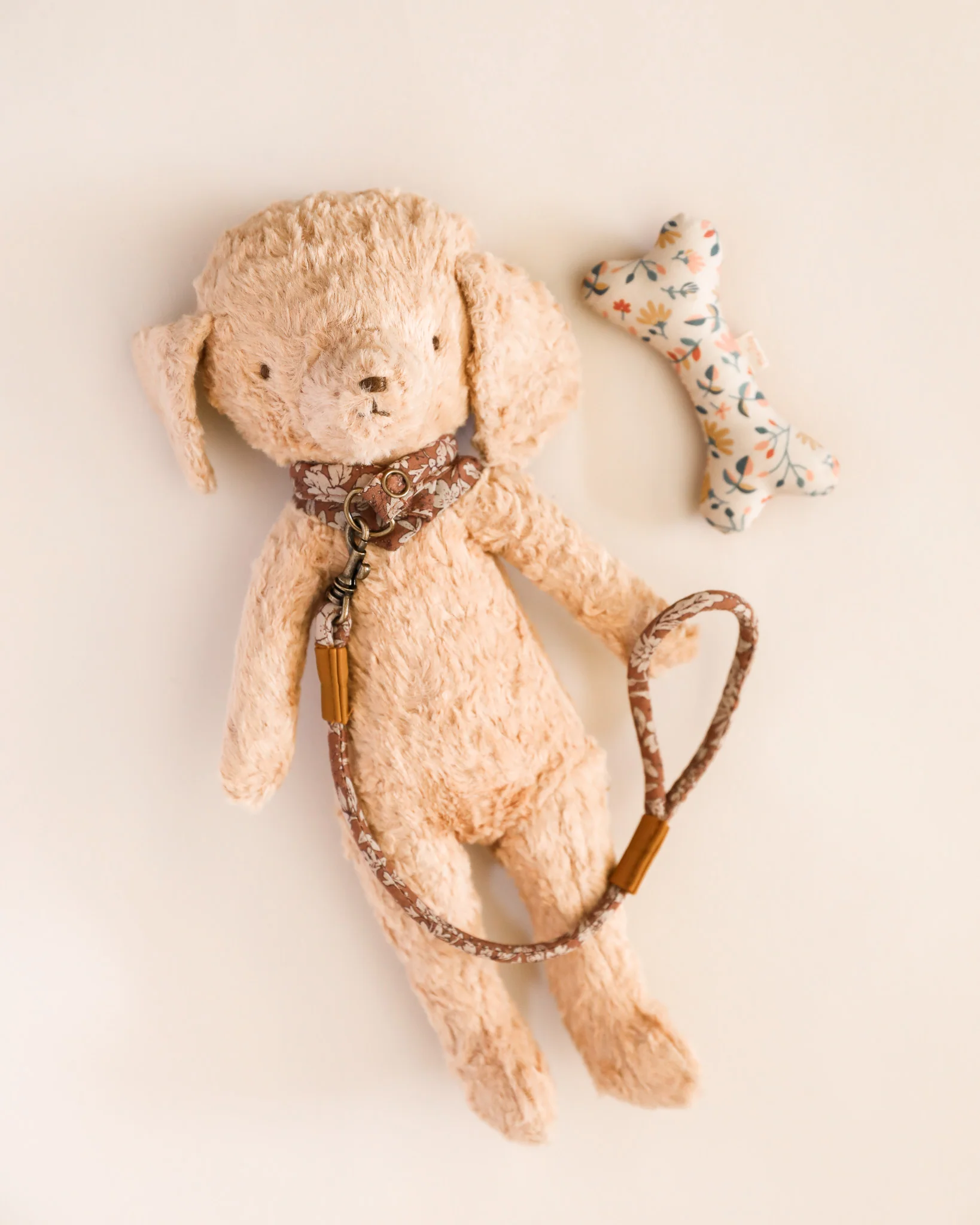 Maileg | Plush Poodle Dog Accessories - Rose - Image 5
