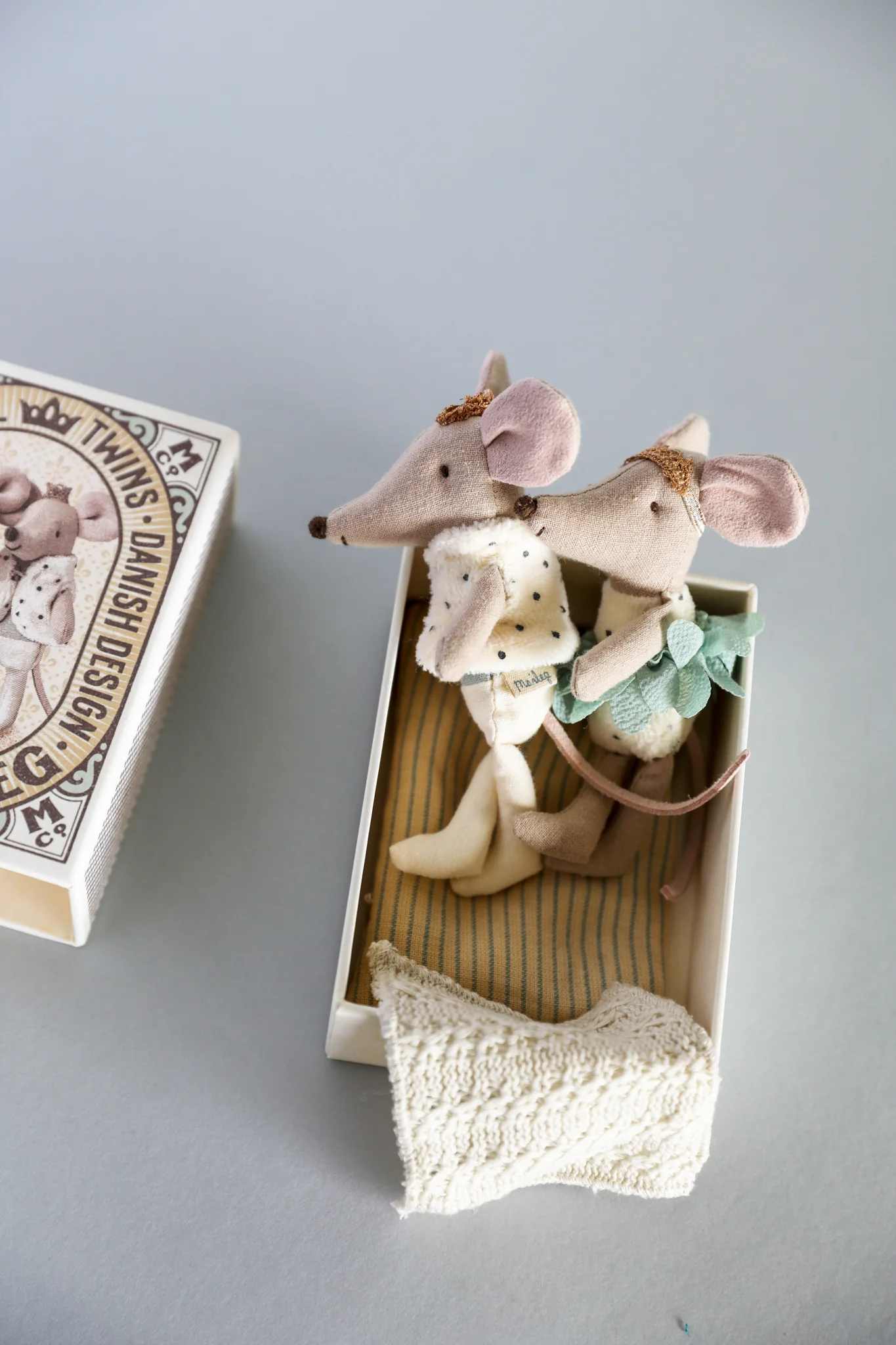Maileg | Royal Twins, Little Sister and Little Brother in Box - Image 4