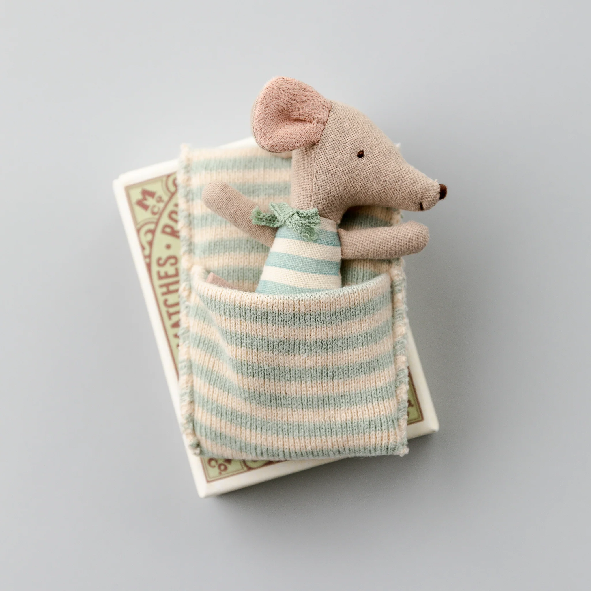 Maileg | Sleepy/Wakey Baby Mouse in Matchbox - Image 3