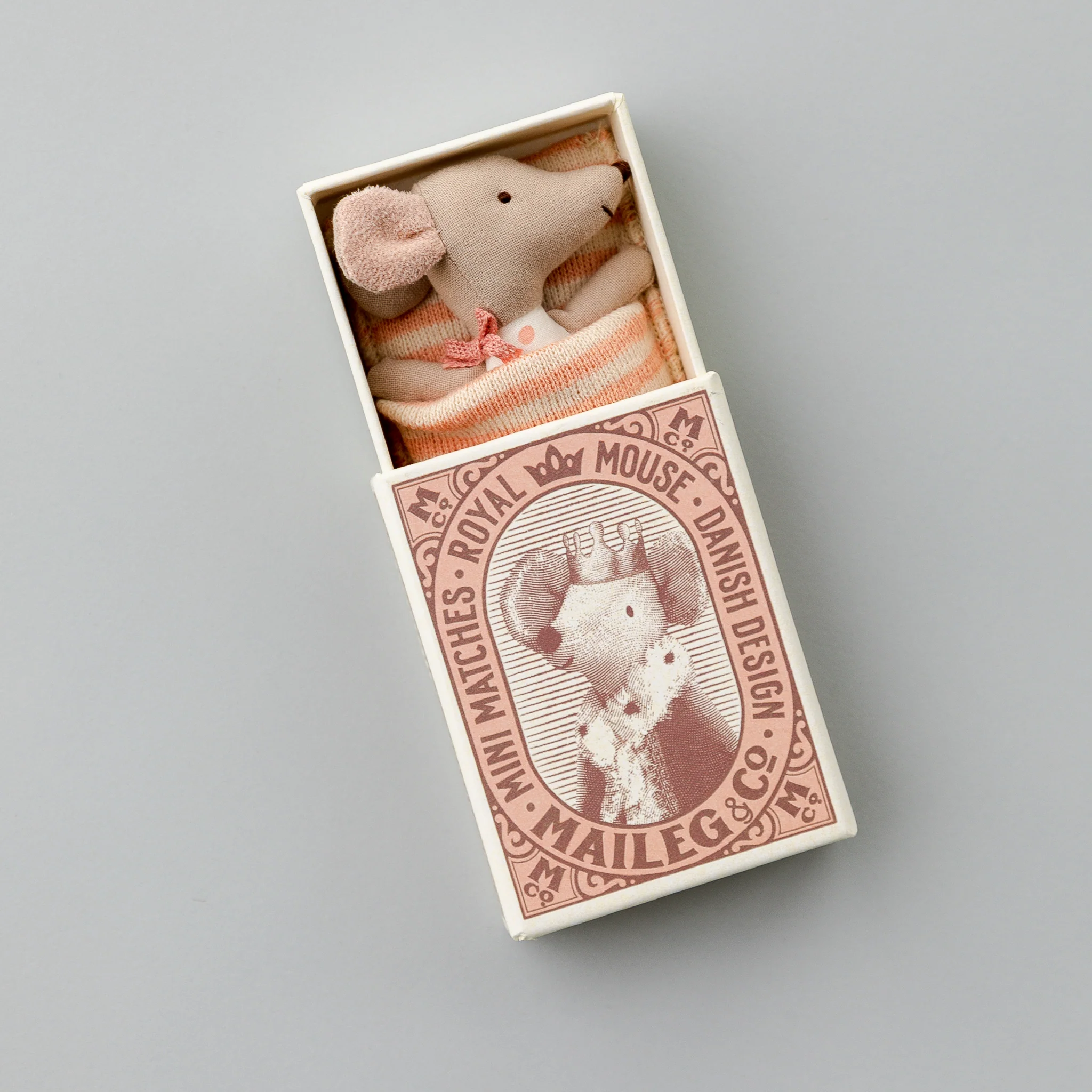Maileg | Sleepy/Wakey Baby Mouse in Matchbox - Image 6
