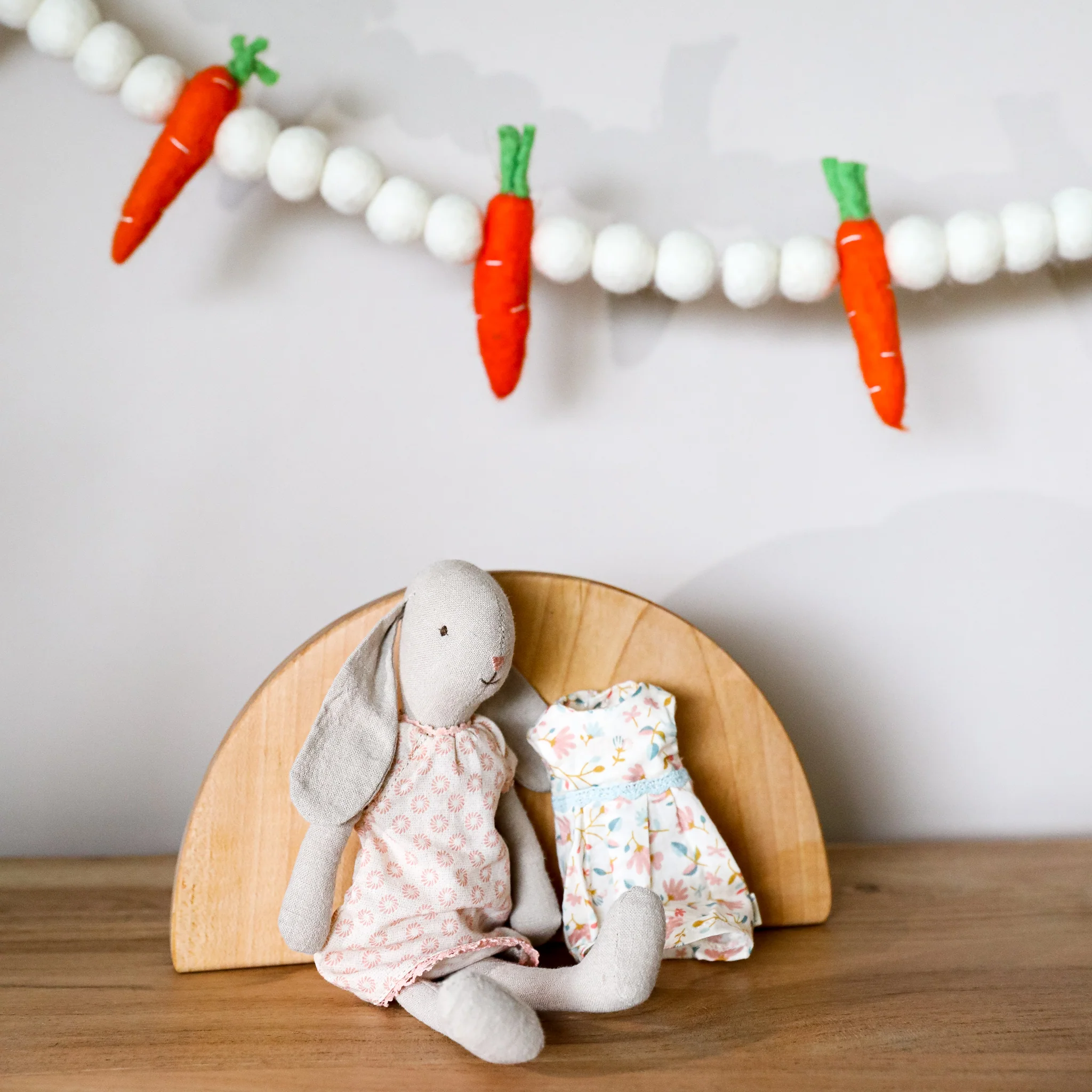 Maileg | Bunny with 2 Outfits, Size 1 - Image 3